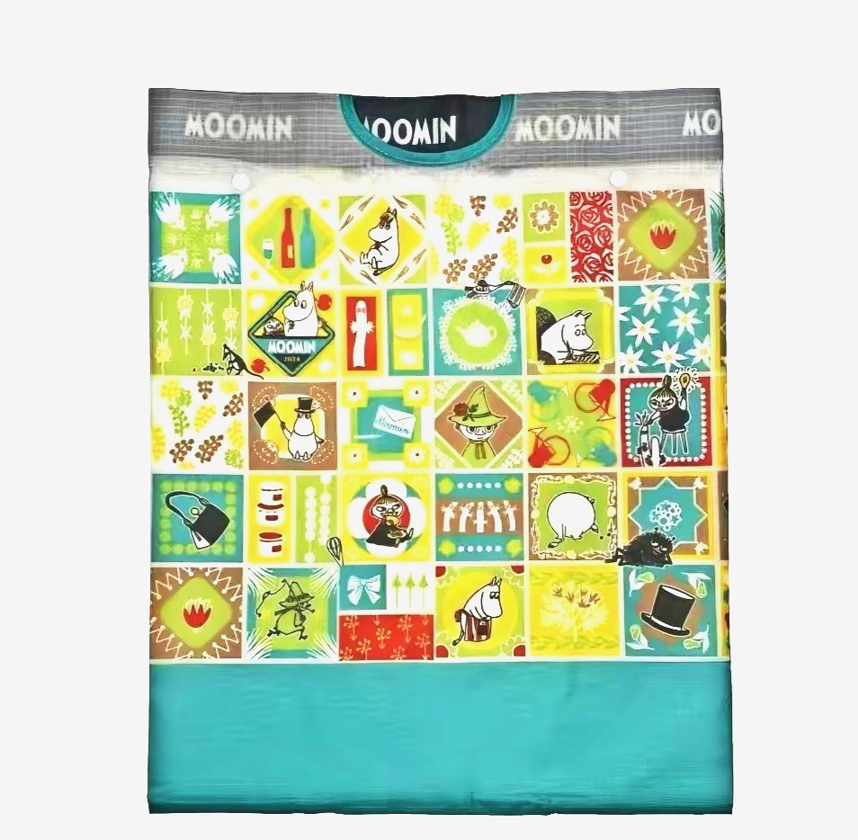 Moomin Characters Japan Exclusive Patchwork Adjustable Eco Shopping Tote Bag Moomin Characters Japan Exclusive Patchwork Adjustable Eco Shopping Tote Bag
