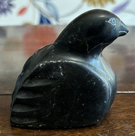 Inuit Eskimo Soapstone Carving of a Bird Inuit Eskimo Soapstone Carving of a Bird