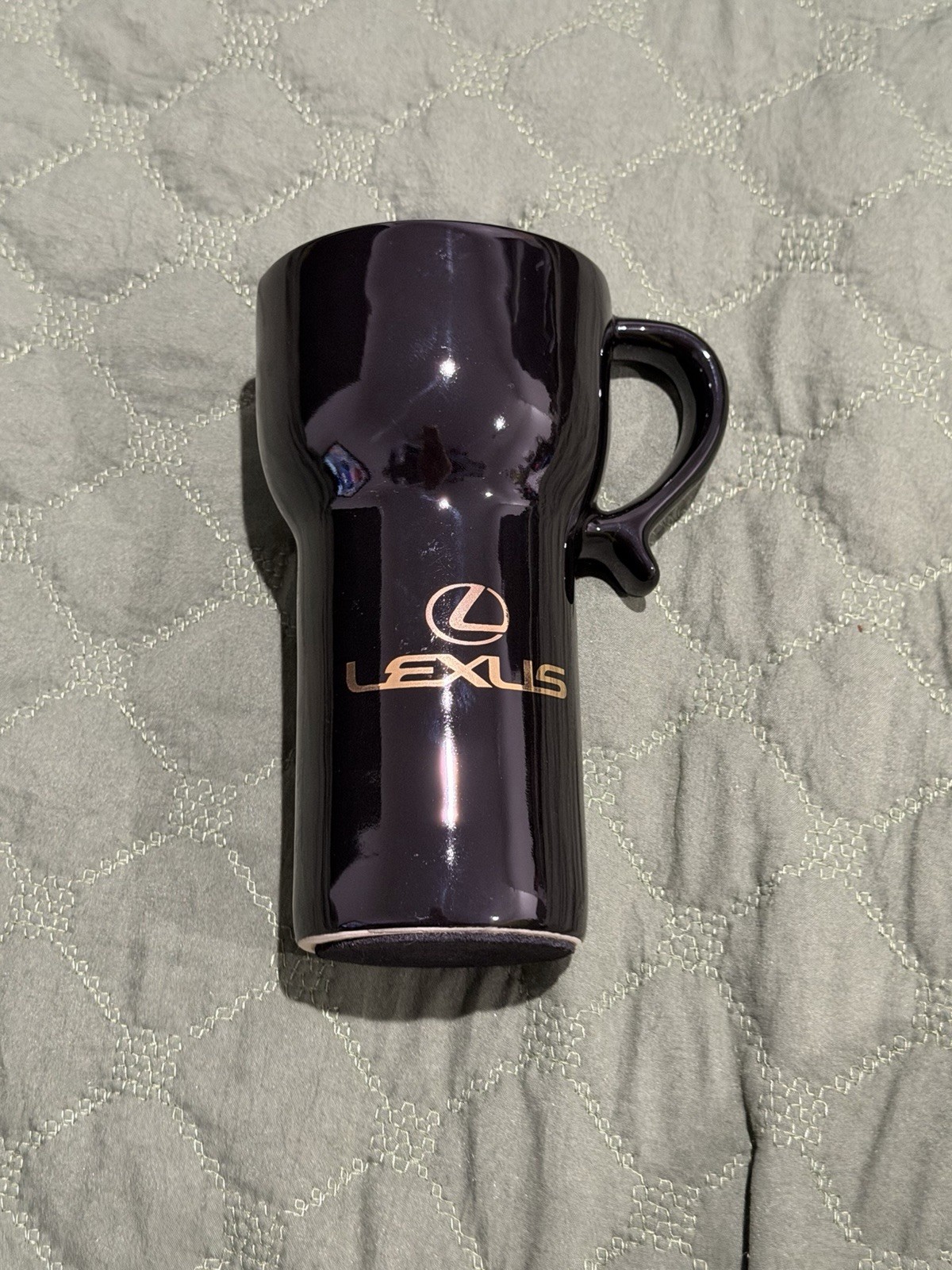 Lexus Tall Ceramic Travel Mug Rare Dealership Promo Cup Black Glossy 18oz Lexus Tall Ceramic Travel Mug Rare Dealership Promo Cup Black Glossy 18oz