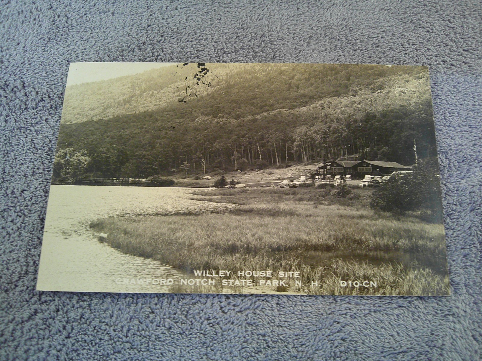 Willy House Site - Crawford Notch Park-New Hampshire-1953 Real Photo Postcard Willy House Site - Crawford Notch Park-New Hampshire-1953 Real Photo Postcard