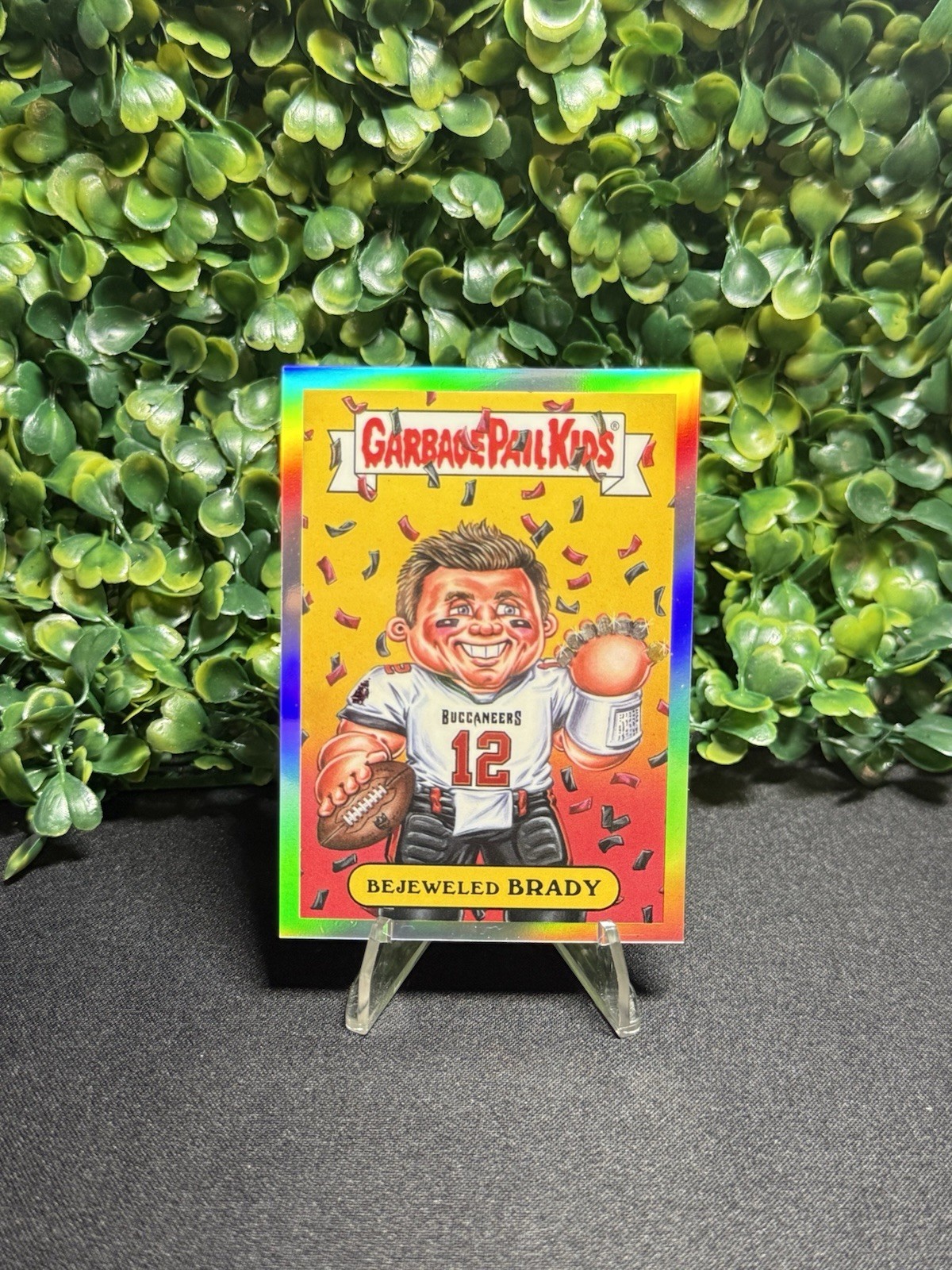 Topps 2026 Garbage Pail Kids NFL Bejeweled Brady Tom Brady NFLG-TB Refractor SP