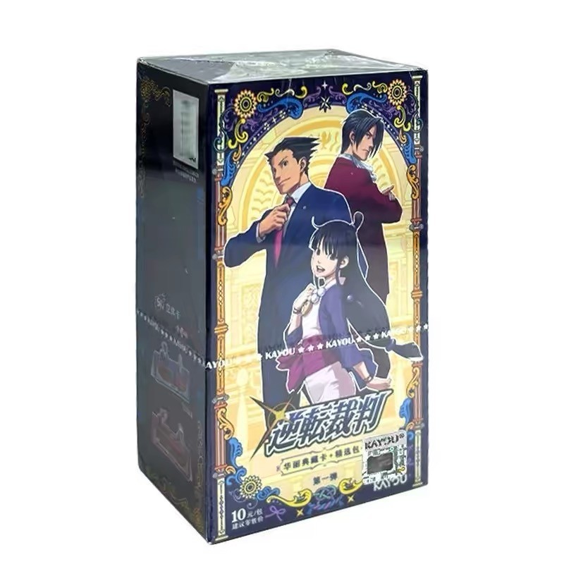 Kayou Ace Attorney Luxury Collection Cards Premium Pack Vol.1 Sealed Booster Box Kayou Ace Attorney Luxury Collection Cards Premium Pack Vol.1 Sealed Booster Box