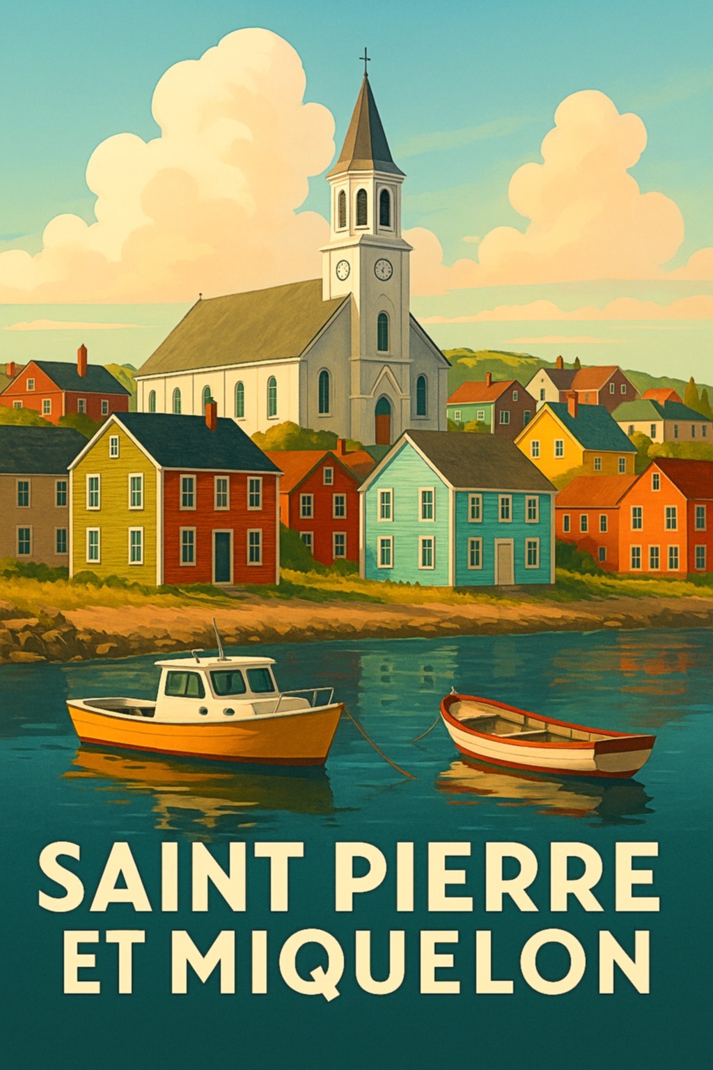 SAINT PIERRE ET MIQUELON TRAVEL POSTER *2X3 FRIDGE MAGNET* WORLD VACATION CANADA SAINT PIERRE ET MIQUELON TRAVEL POSTER *2X3 FRIDGE MAGNET* WORLD VACATION CANADA