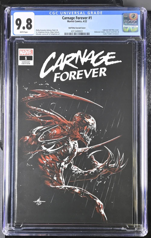 Carnage Forever #1 Dell'Otto Variant Cover 9.8 Carnage Forever #1 Dell'Otto Variant Cover 9.8