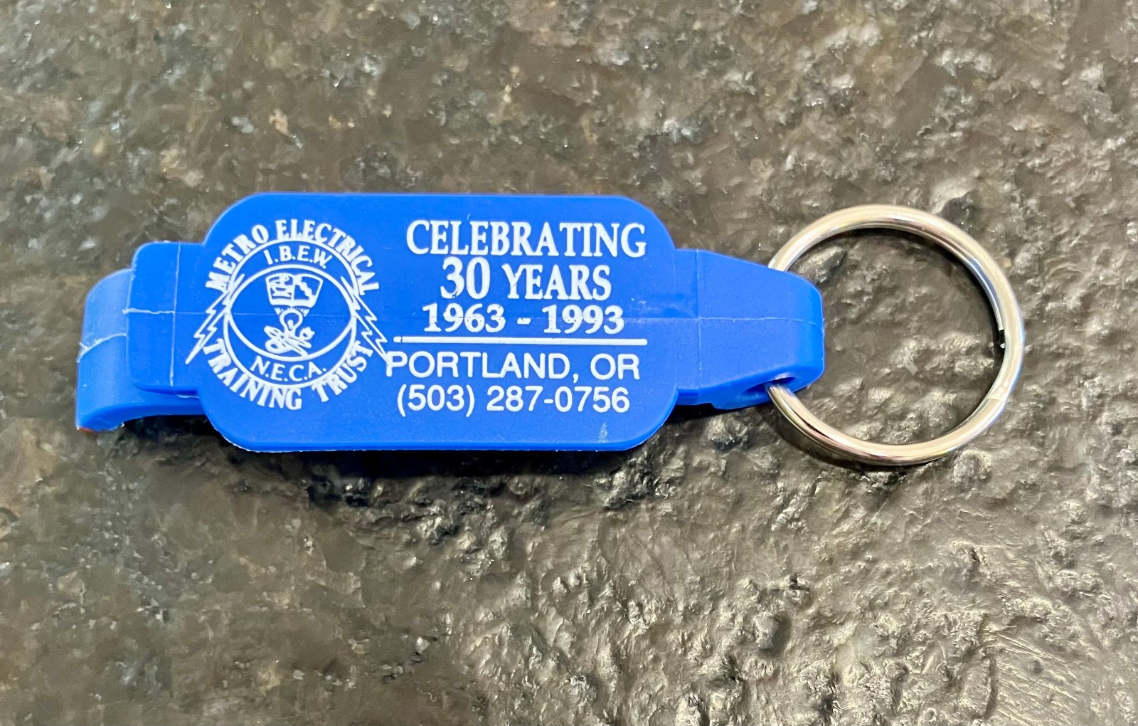 Vintage 1993 IBEW Electrical Union Portland Oregon Metro Keychain Bottle Opener Vintage 1993 IBEW Electrical Union Portland Oregon Metro Keychain Bottle Opener
