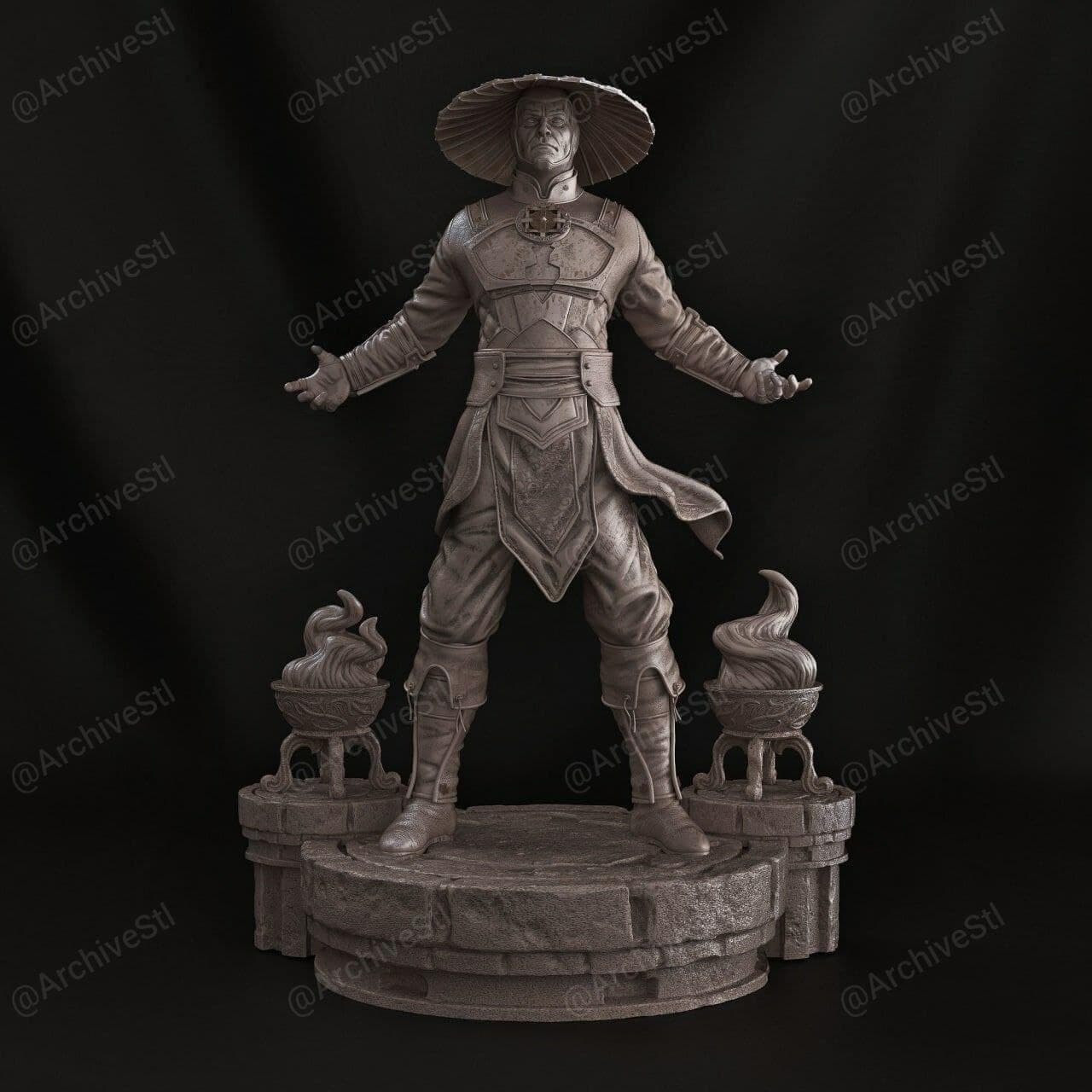 Raiden Resin Sculpture Statue Model Kit size choices Unpainted/Unassembled Raiden Resin Sculpture Statue Model Kit size choices Unpainted/Unassembled