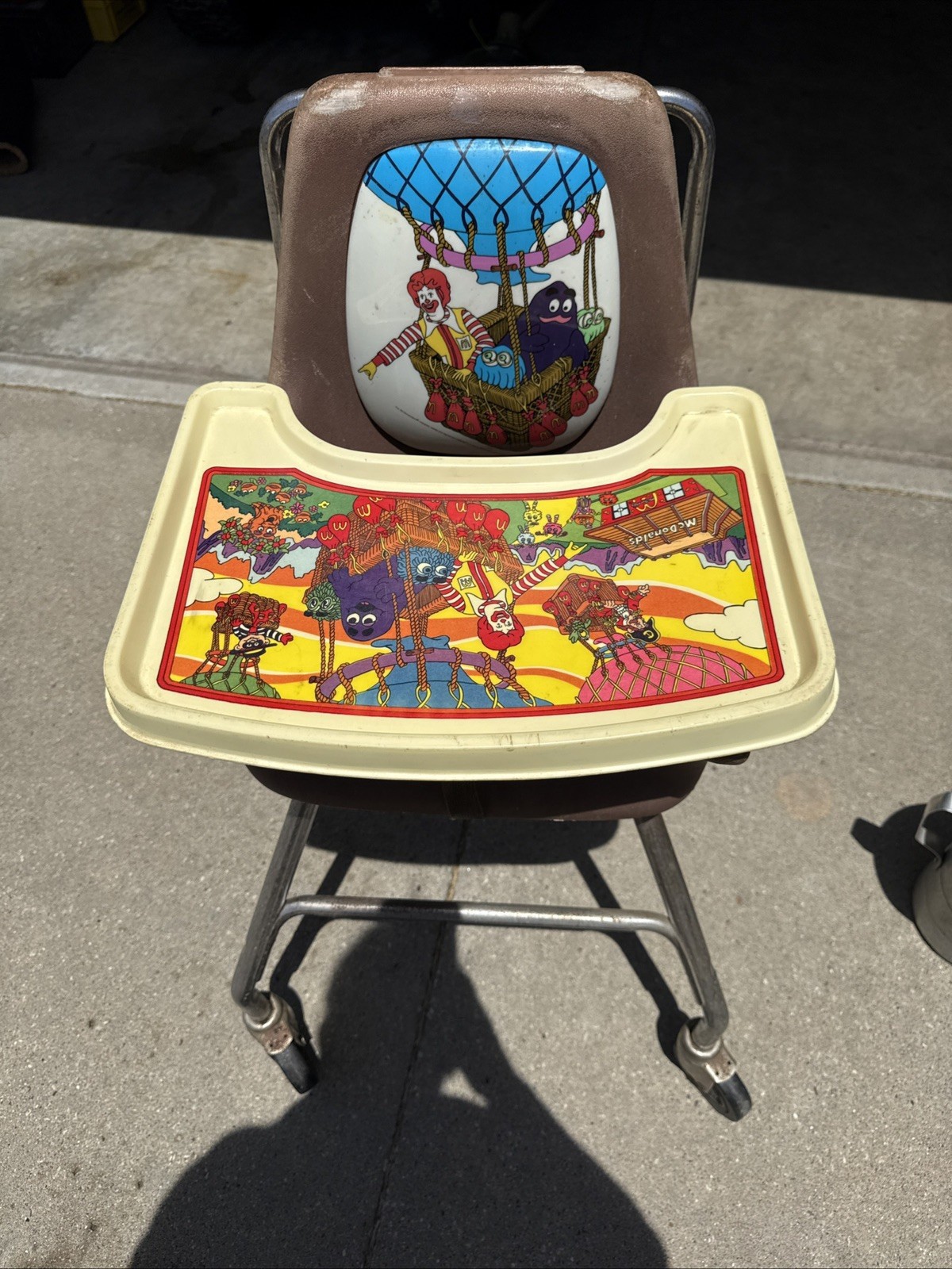 Vintage McDonalds Prince Castle High Chair Ronald Grimace Tray USA Restaurant Vintage McDonalds Prince Castle High Chair Ronald Grimace Tray USA Restaurant