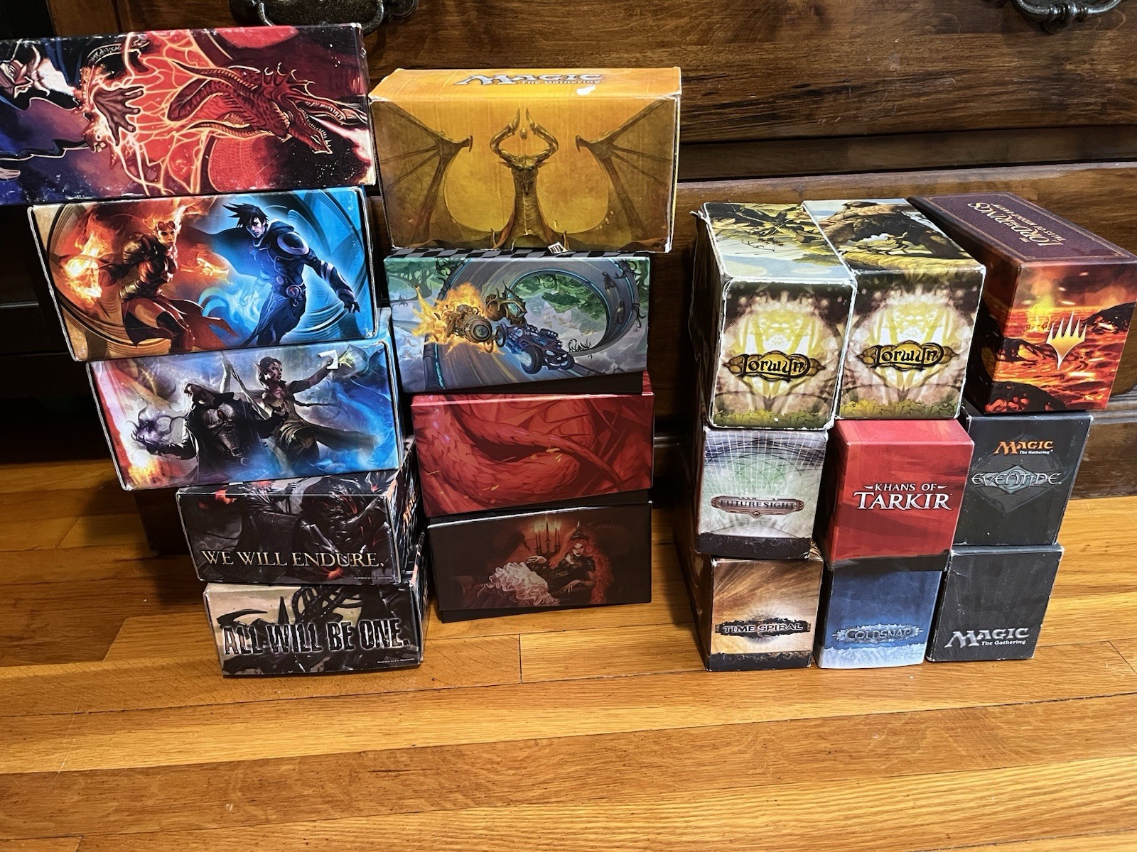 Vintage Fat Pack Boxes x18 Magic MTG Lorwyn Timespiral Future Sight Coldsnap Vintage Fat Pack Boxes x18 Magic MTG Lorwyn Timespiral Future Sight Coldsnap