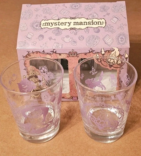 Clean 2015 Pokemon Center Limited Edition Glass Set Mystery Mansion - UNUSED Clean 2015 Pokemon Center Limited Edition Glass Set Mystery Mansion - UNUSED