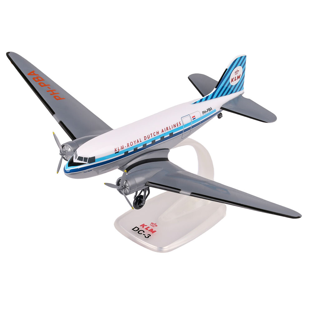 PPC KLM Douglas DC-3 Prinses Amalia PH-PBA Desk Display 1/100 Model AV Airplane PPC KLM Douglas DC-3 Prinses Amalia PH-PBA Desk Display 1/100 Model AV Airplane