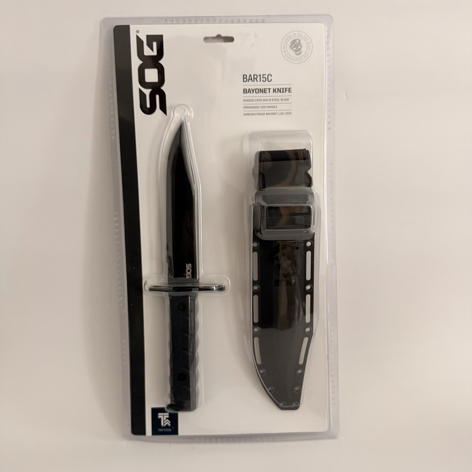 SOG Bar15C Combat Knife 6" Aus-8 Stainless Blade G10 Handle BY1004-BX SOG Bar15C Combat Knife 6" Aus-8 Stainless Blade G10 Handle BY1004-BX