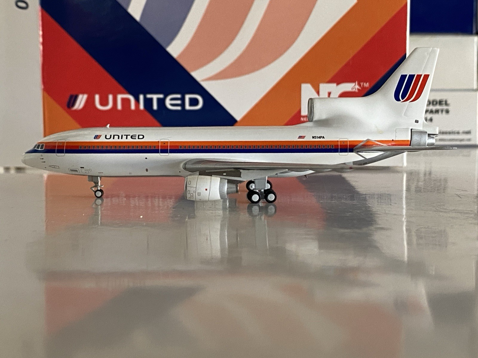 NG Models United Airlines Lockheed L-1011-500 1:400 N514PA 35006 NG Models United Airlines Lockheed L-1011-500 1:400 N514PA 35006