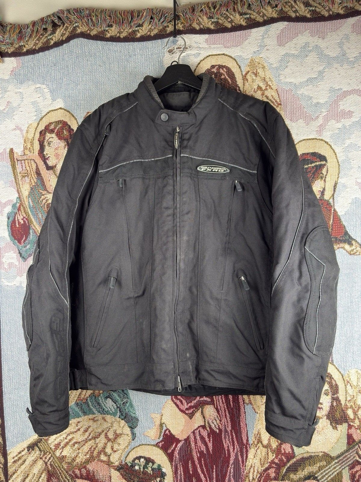 Harley-Davidson Mens FXRG Textile Motorcycle Jacket Large 98366-09VM Heavy Moto Harley-Davidson Mens FXRG Textile Motorcycle Jacket Large 98366-09VM Heavy Moto