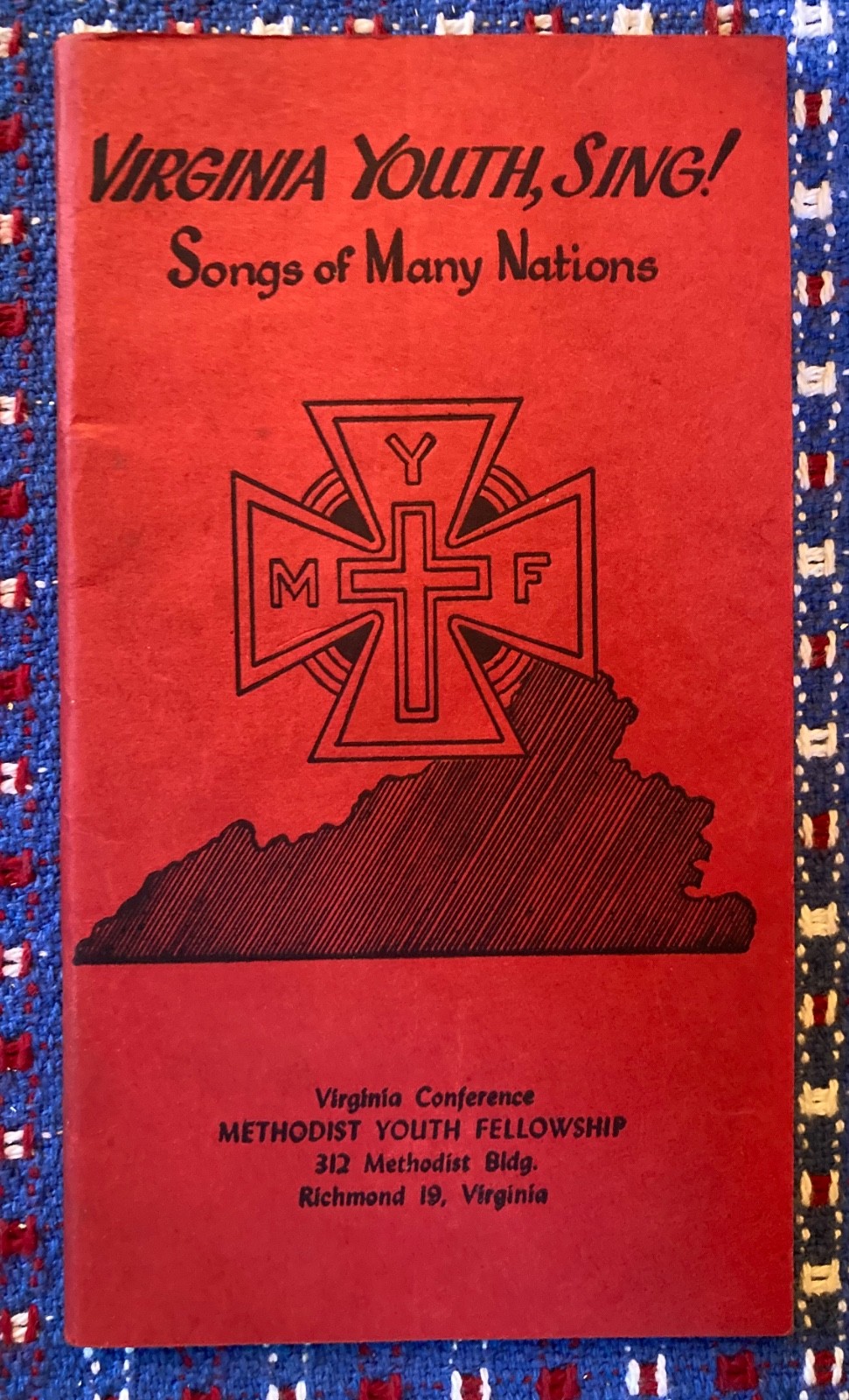 Virginia Youth, Sing Songs of Many Nations Methodist Youth Fellowship Song Book