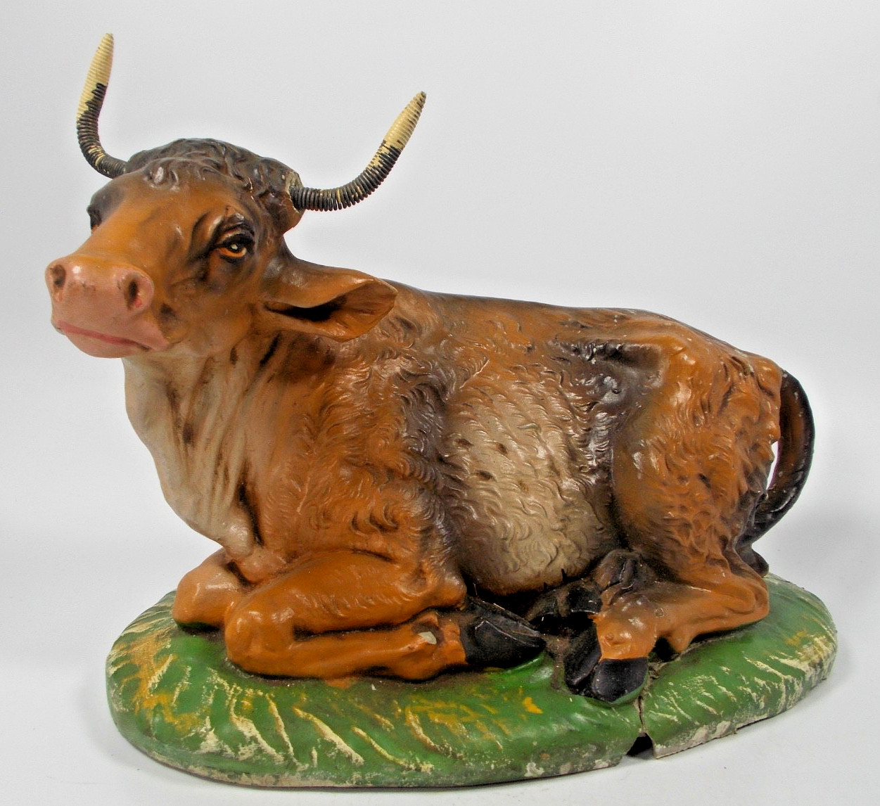 Vintage FONTANINI Italy Nativity Large Bull 12" Series Paper Mache Vintage FONTANINI Italy Nativity Large Bull 12" Series Paper Mache