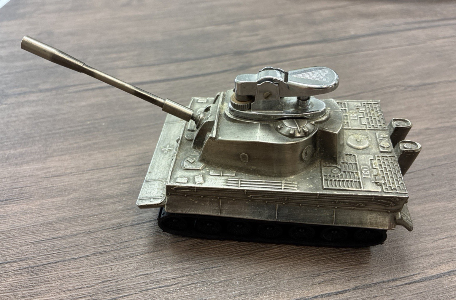 Vintage US Army Military Tiger Tank Table Lighter Keiwa Vintage US Army Military Tiger Tank Table Lighter Keiwa