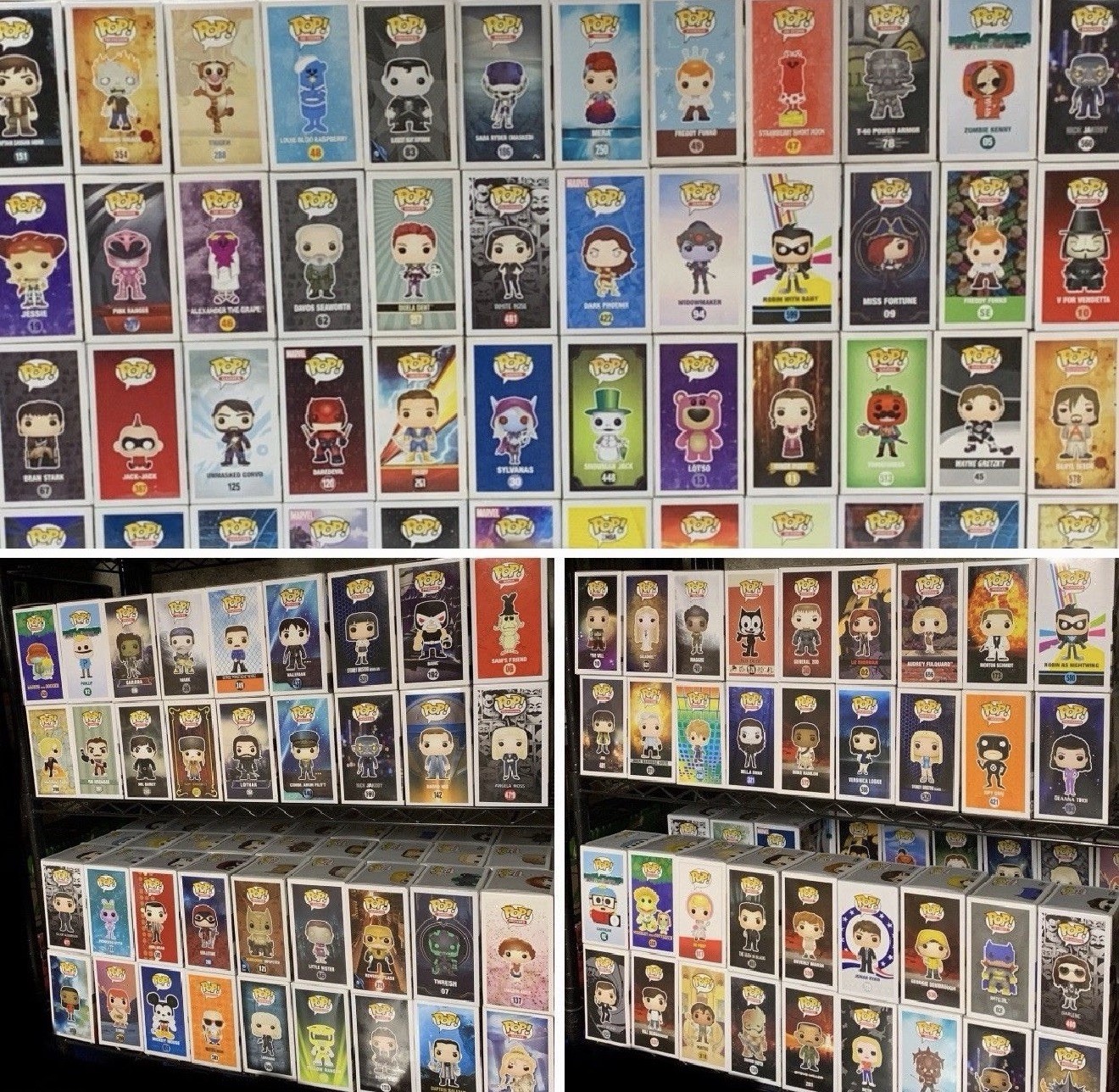 Mystery Mixed Lot of 6 Funko Pop Figures Characters Blind Pack REAL Funko Value