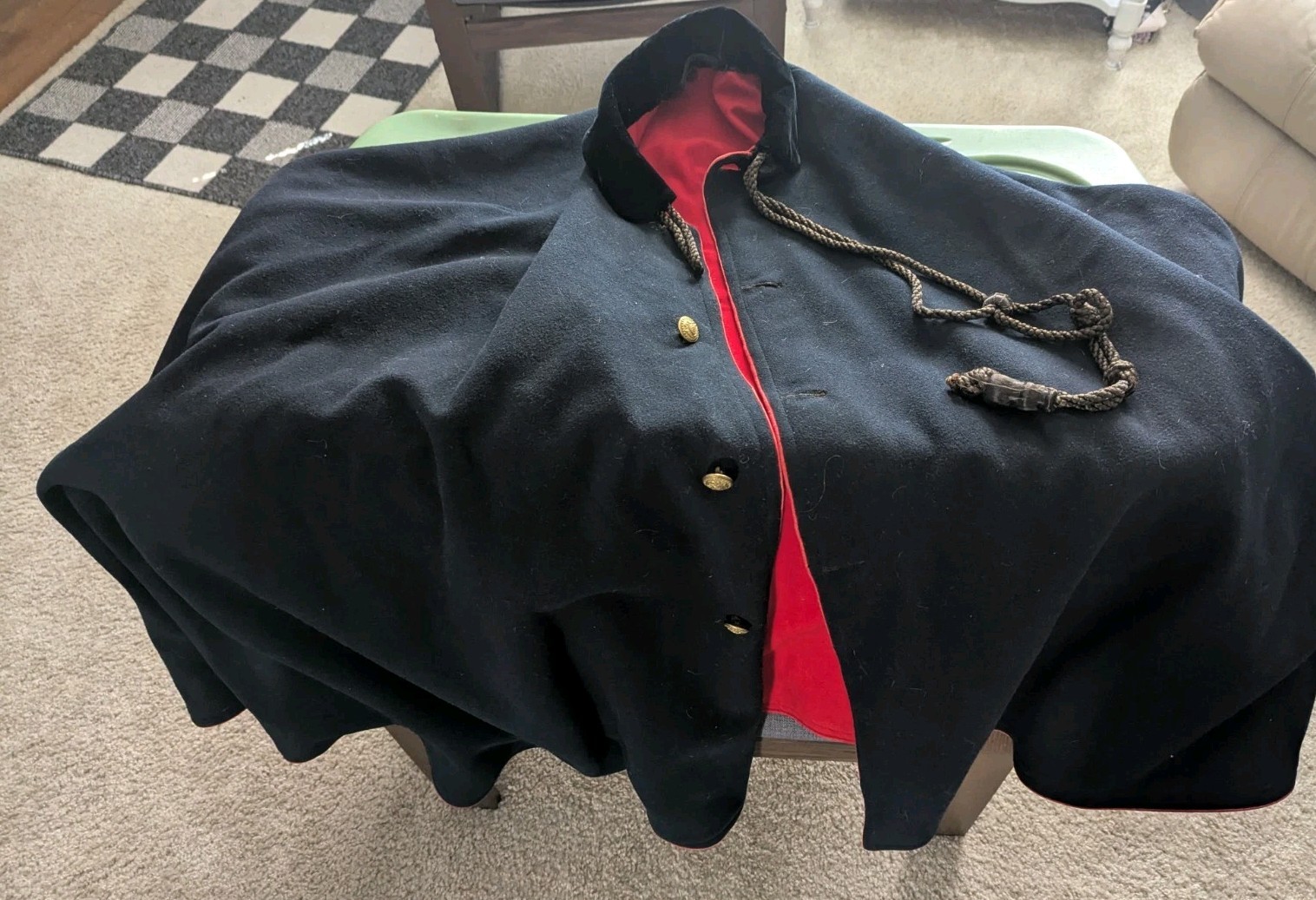 Original 19th Century Original Officers Cape G2U Original 19th Century Original Officers Cape G2U
