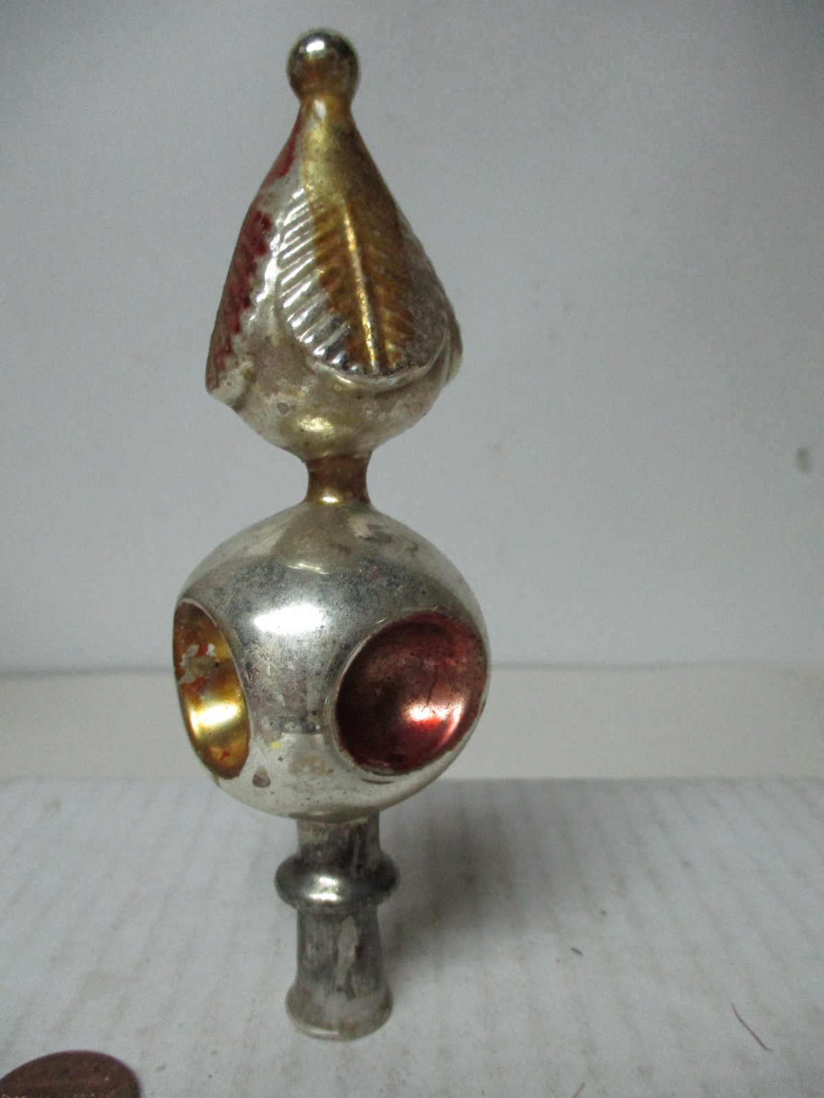Marvelous Vintage Glass Tree Topper for Christmas Feather Tree Marvelous Vintage Glass Tree Topper for Christmas Feather Tree