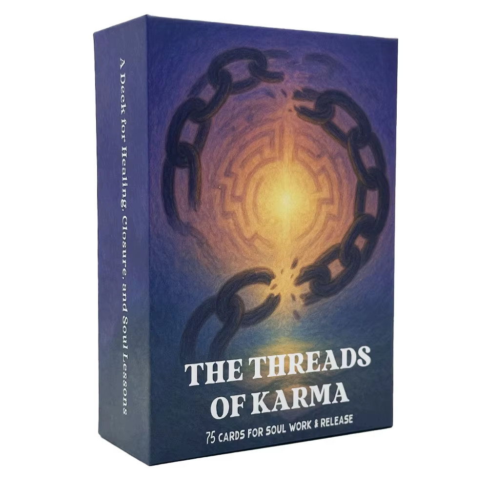 Threads of Karma Oracle Deck: 75 Soul Work Cards 12x8cm/4.7x3.1in Release Game Threads of Karma Oracle Deck: 75 Soul Work Cards 12x8cm/4.7x3.1in Release Game