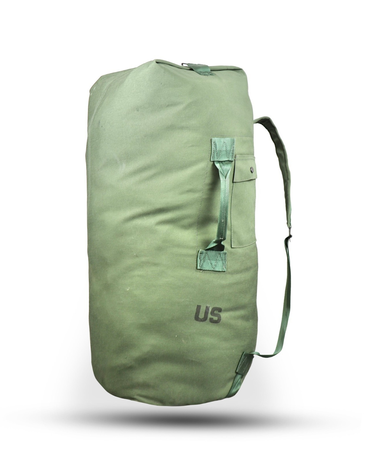 Top Loading Military Duffle Bag US Army Sea Bag Sack Deployment Pack OD Green