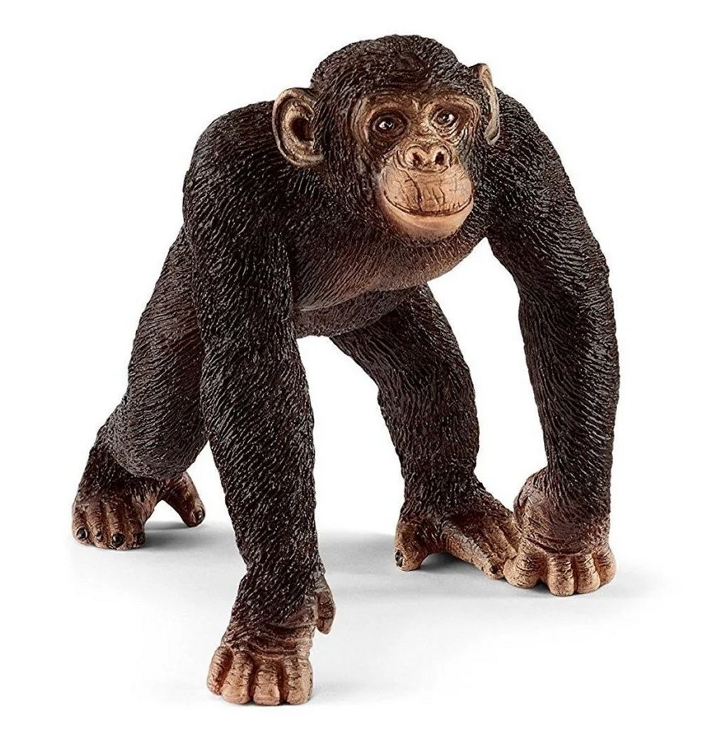 NEW Schleich 14817 Chimpanzee Male Wild Life Animal replica 14817 RETIRED rare