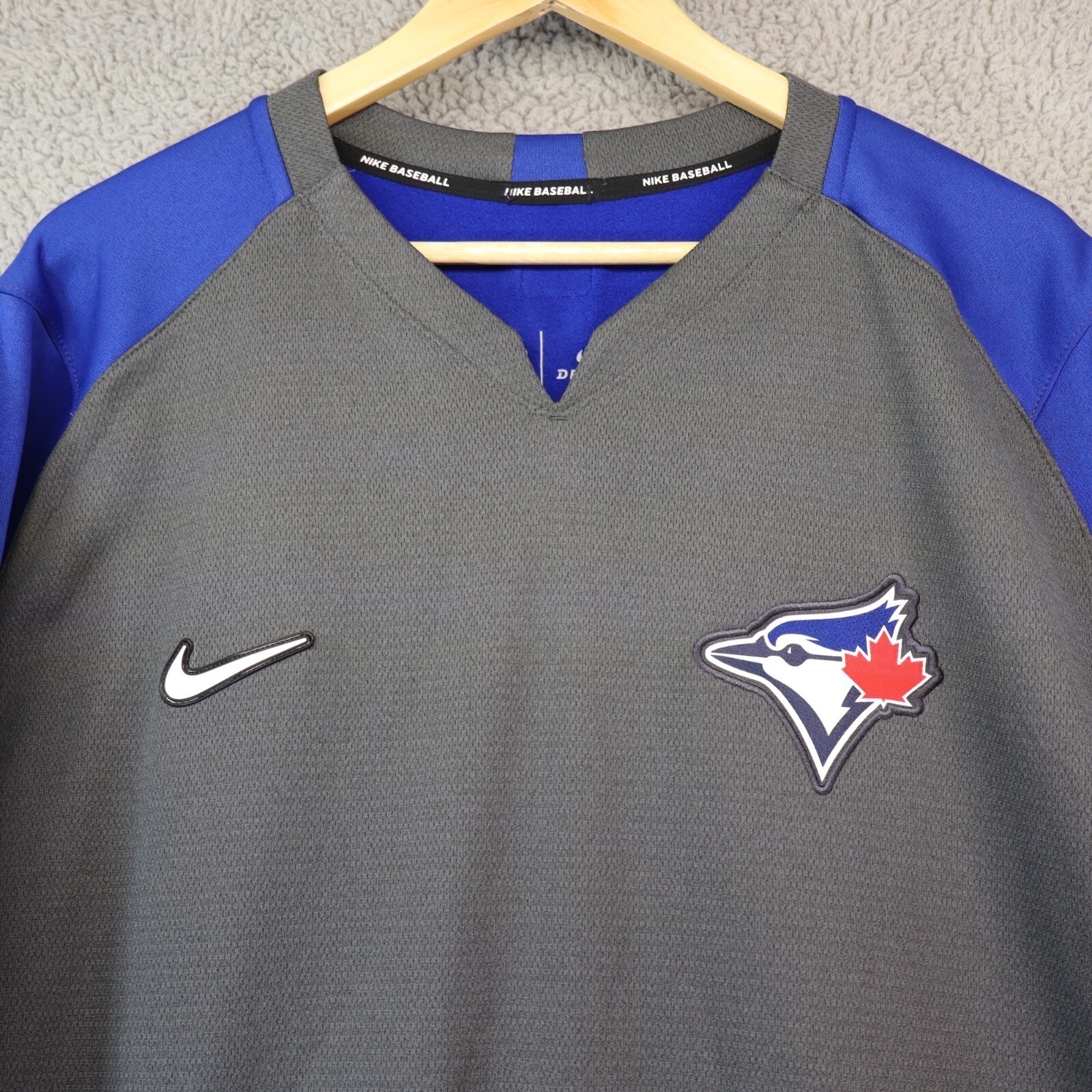 Nike Toronto Blue Jays Men 2XL Sweatshirt Dri-Fit MLB Blue