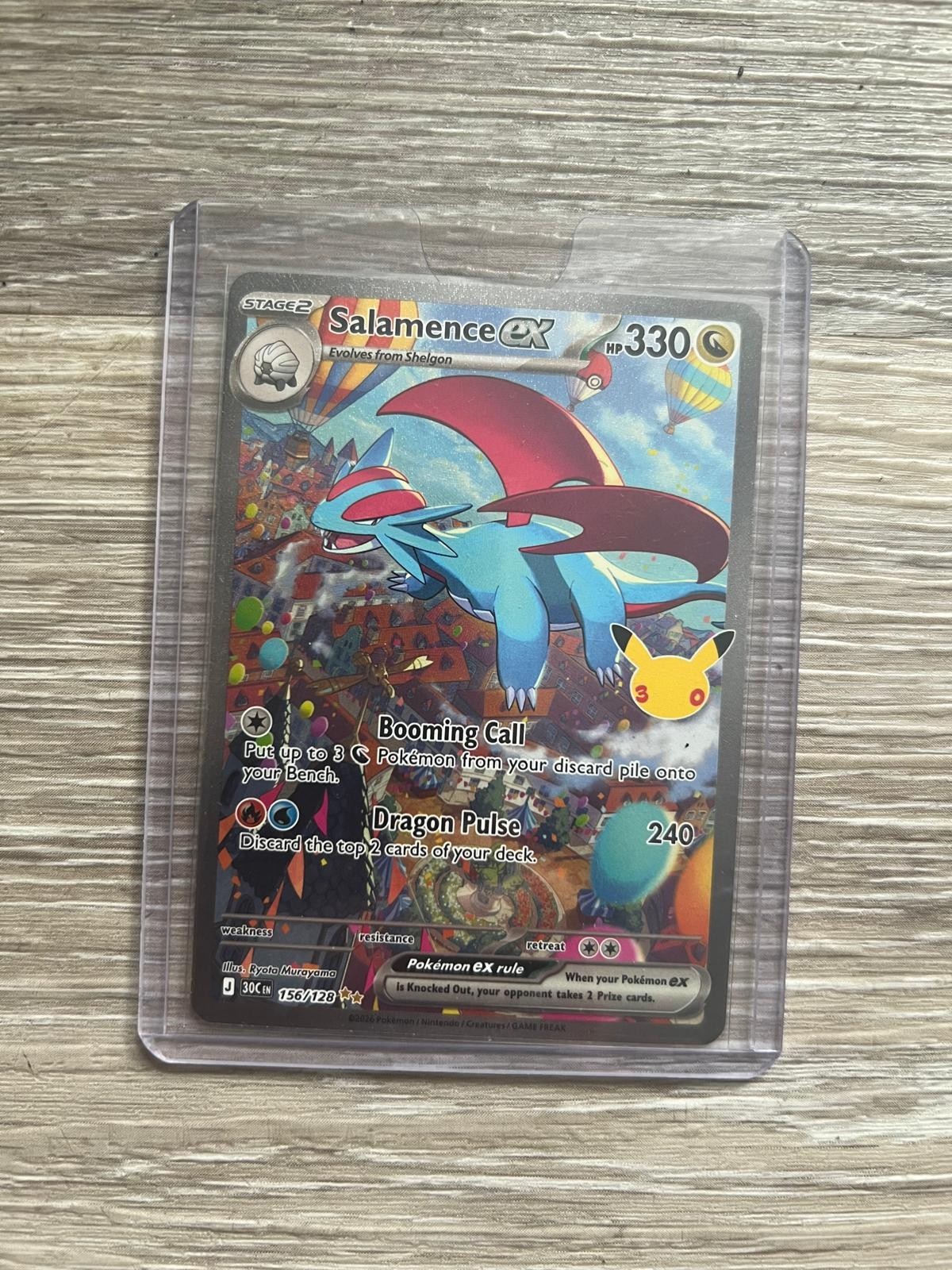 Salamence ex 156/128 SIR 30th Celebration Pokémon TCG English NM Salamence ex 156/128 SIR 30th Celebration Pokémon TCG English NM