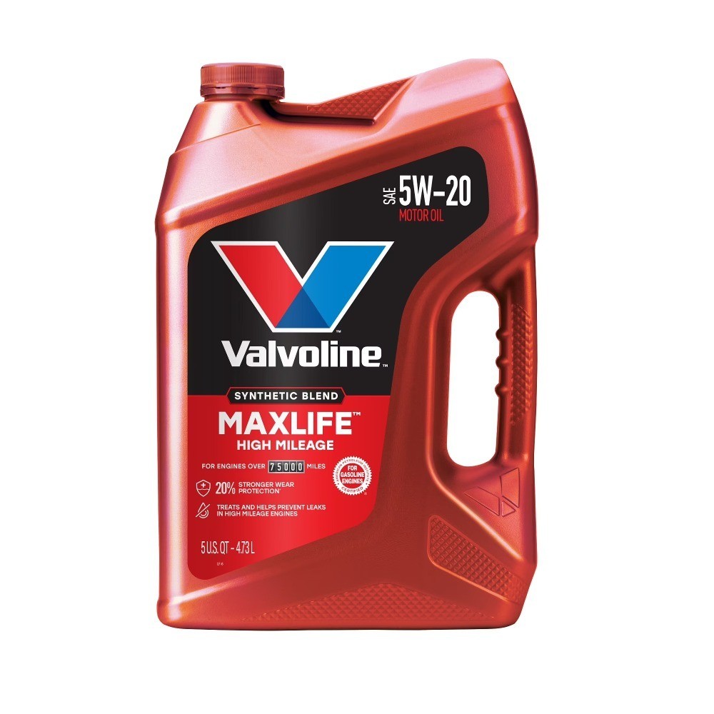 High Mileage 5W-20 Synthetic Blend Motor Oil 5 Quart High Mileage 5W-20 Synthetic Blend Motor Oil 5 Quart