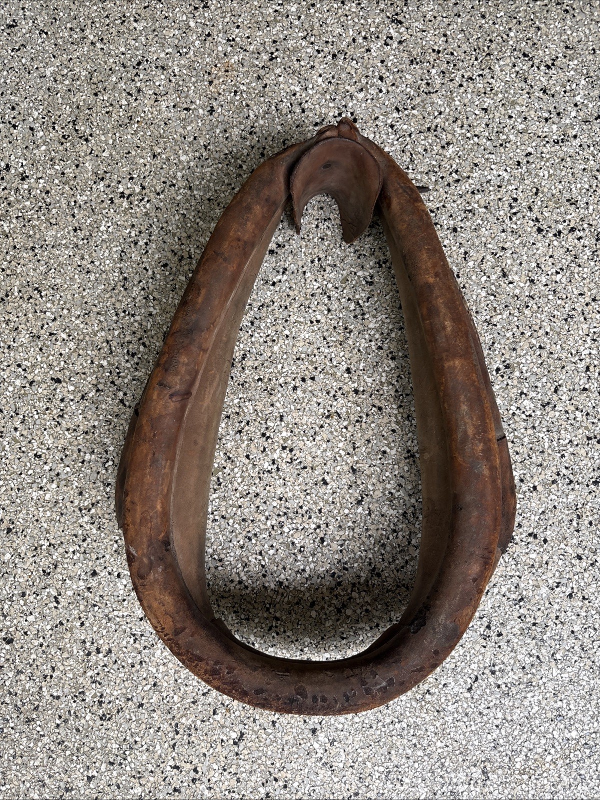 Vintage Antique Leather Horse/Mule Western Collar Yolk Home Decor Farmhouse Vintage Antique Leather Horse/Mule Western Collar Yolk Home Decor Farmhouse