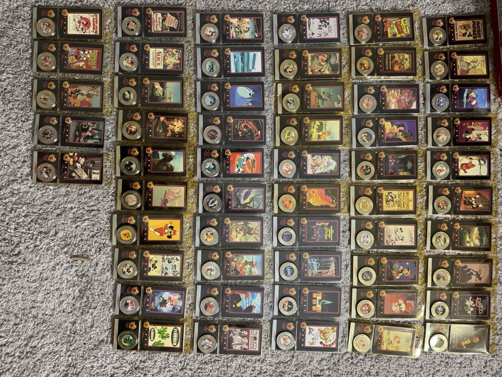 Disney Decades Coins Complete Set Disney Decades Coins Complete Set