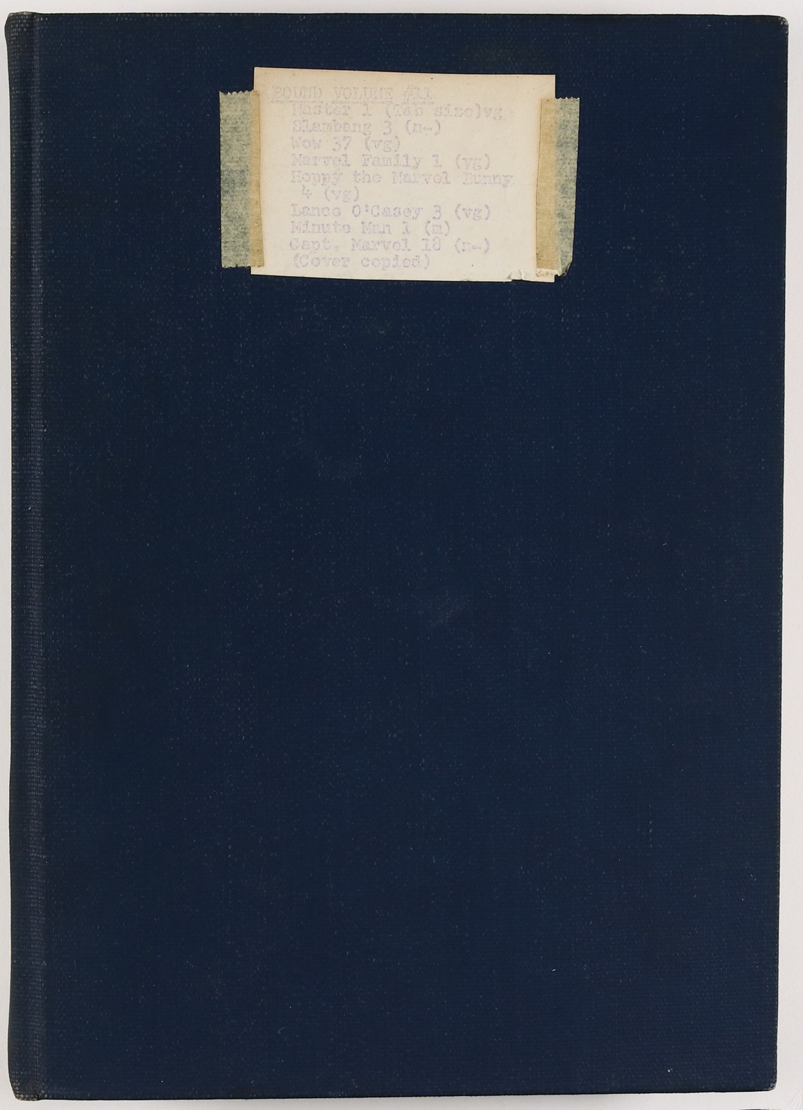 Fawcett Bound Volume Fawcett Bound Volume