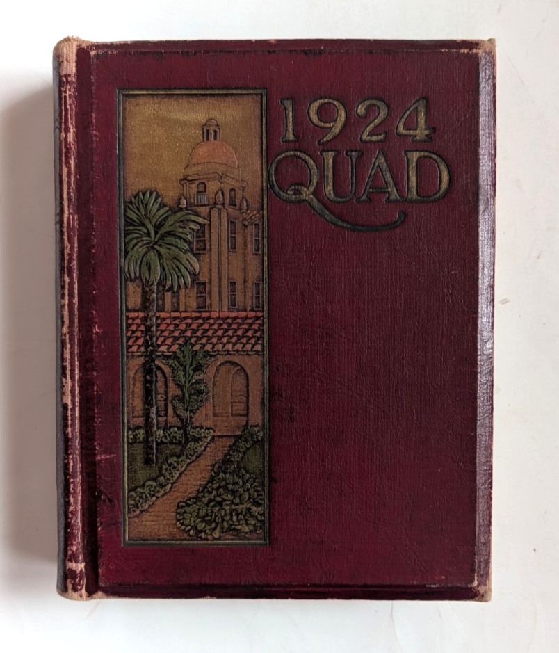 Vtg 1924 Stanford University Quad Yearbook, , Nice Art, Coach Dudley S. DeGroot Vtg 1924 Stanford University Quad Yearbook, , Nice Art, Coach Dudley S. DeGroot