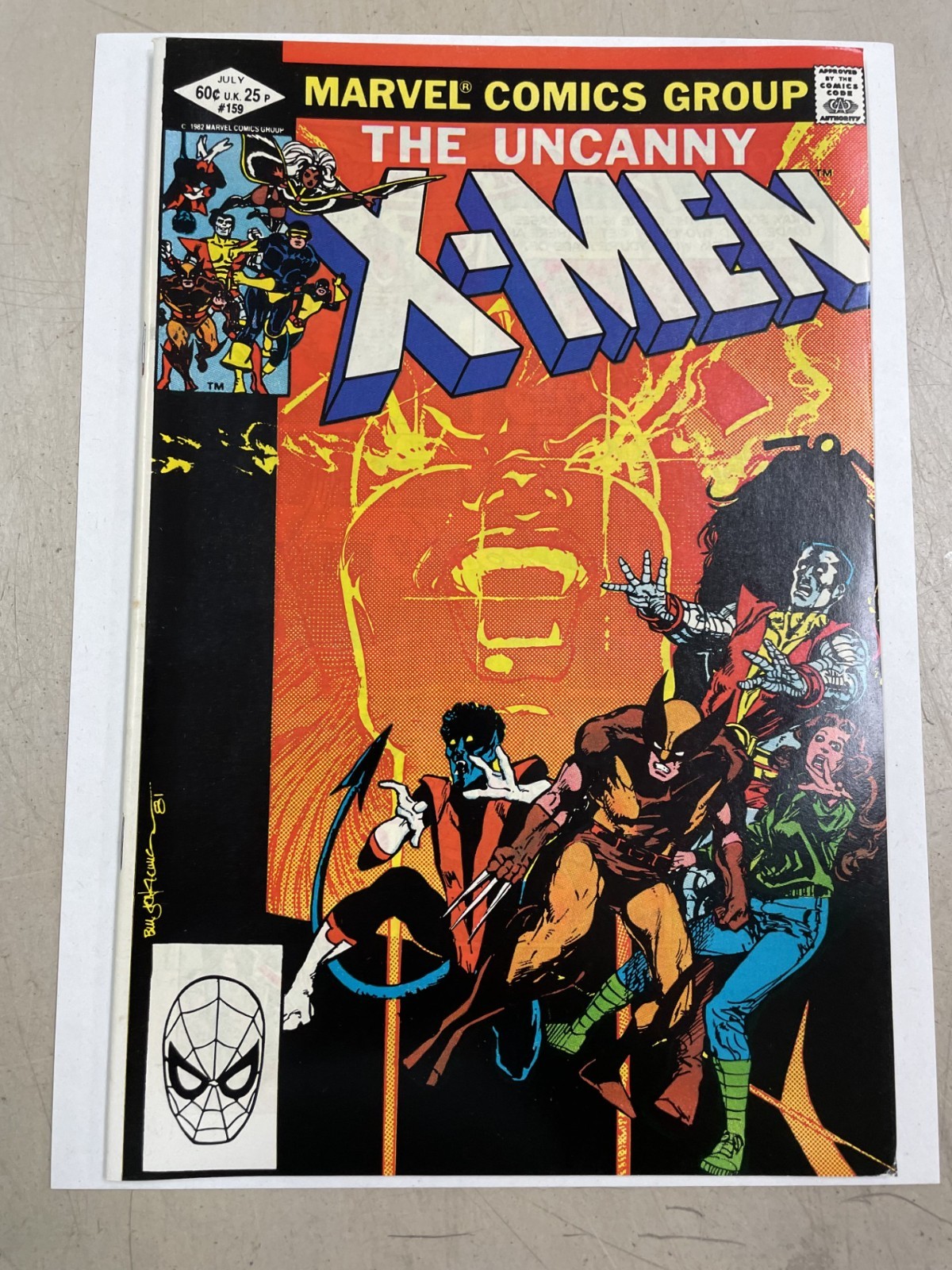 UNCANNY X-MEN 159 VERY FINE / NEAR MINT UNREAD COPY 1982 MARVEL COMICS UNCANNY X-MEN 159 VERY FINE / NEAR MINT UNREAD COPY 1982 MARVEL COMICS