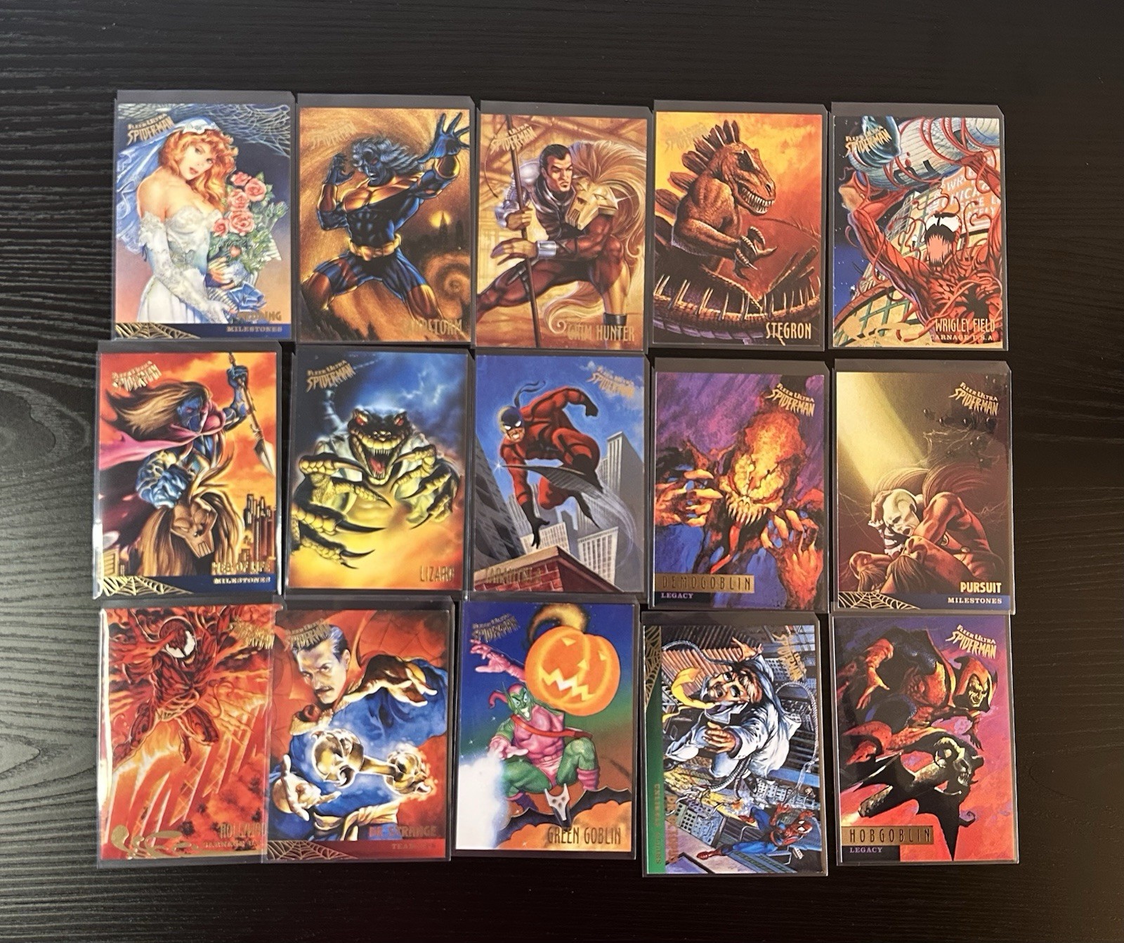 1995 Fleer Ultra Spider-Man Card Lot Of 15 Marvel Cards 1995 Fleer Ultra Spider-Man Card Lot Of 15 Marvel Cards