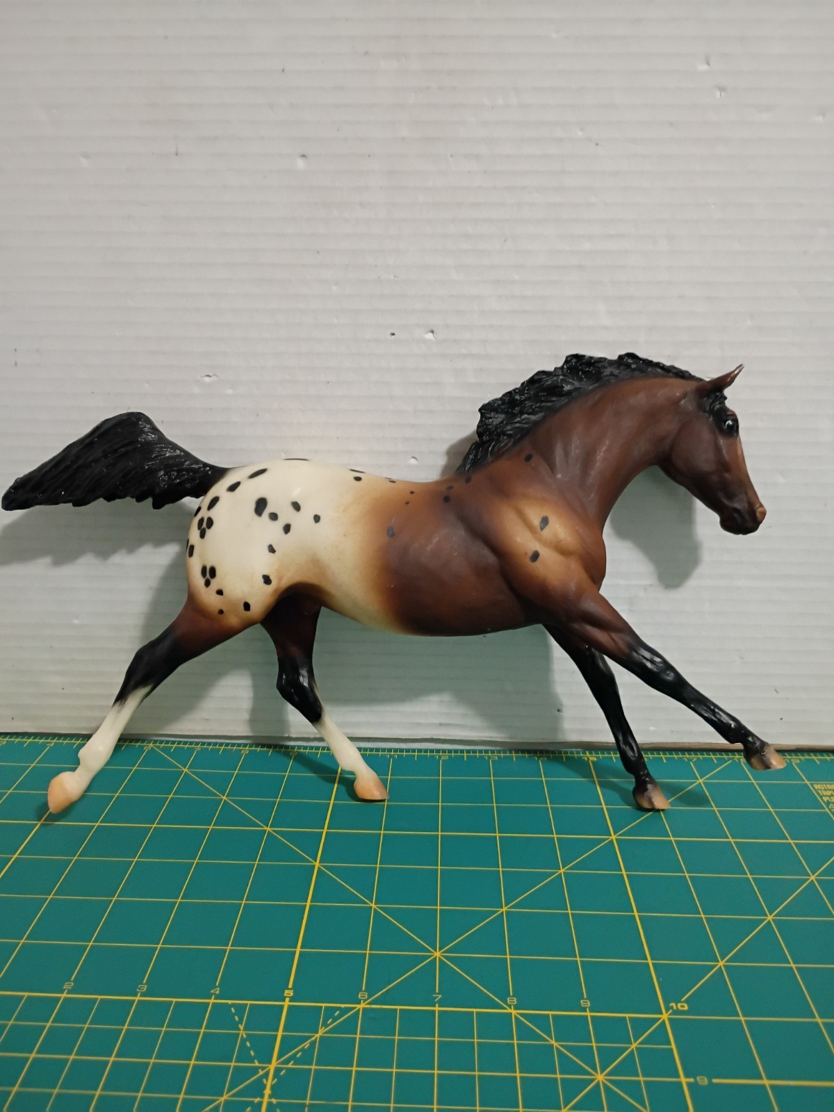  Vintage Breyer Horse 1998: Sir Wrangler #722 Bay Semi-leopard Appaloosa retired