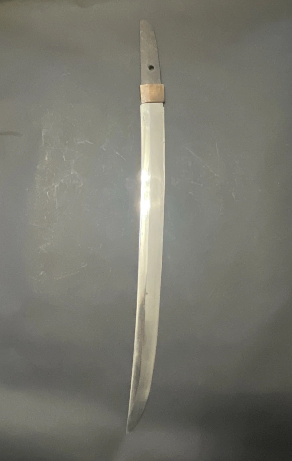 Antique Japanese Nihonto Aikuchi Short Sword - Edo Guardless Rayskin Mount Antique Japanese Nihonto Aikuchi Short Sword - Edo Guardless Rayskin Mount