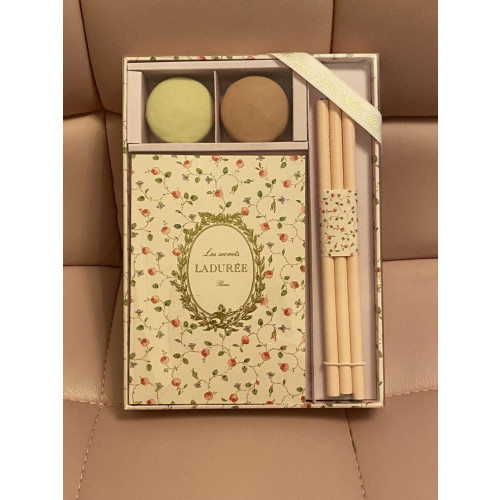 LADURÉE Notebook Eraser Pencil Set Elegant French Stationery Limited Edition LADURÉE Notebook Eraser Pencil Set Elegant French Stationery Limited Edition