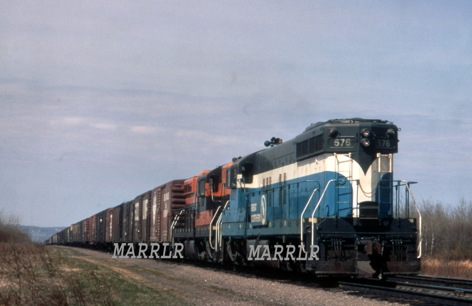 RR Photo-GREAT NORTHERN GN 576 SD9 Freight Action