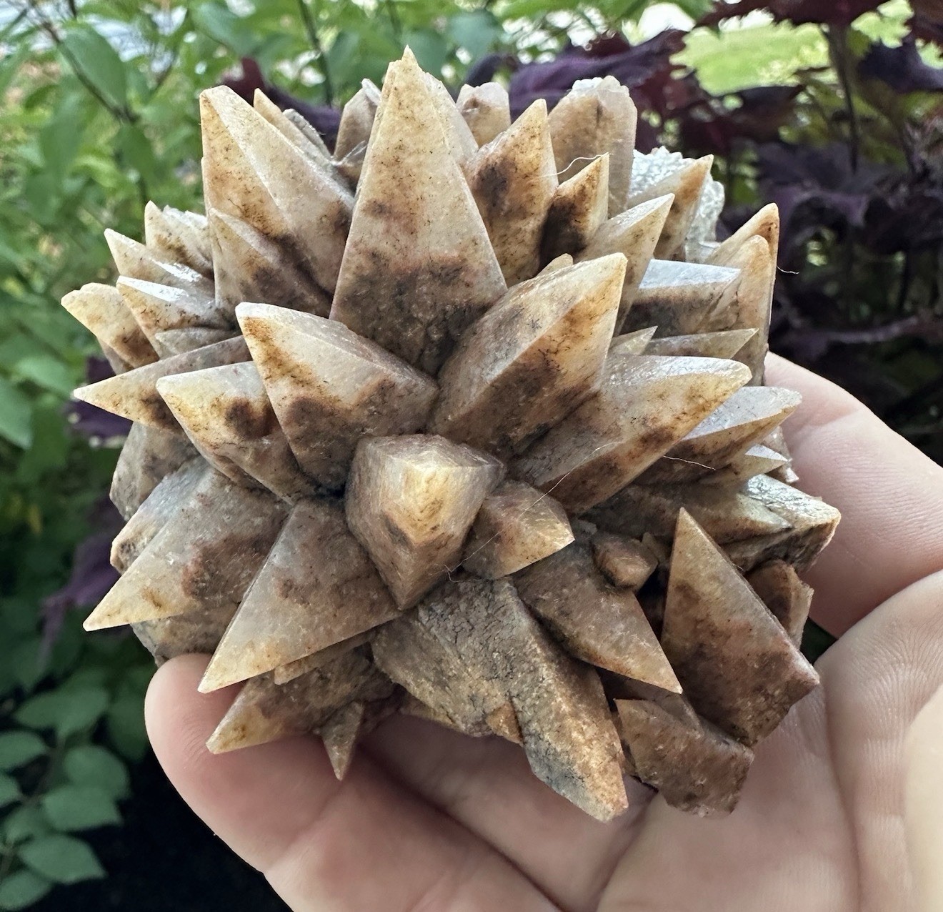 A+++ Star Calcite/Aesthetic Beauty/From Santa Eulalia Mexico 9.6x8.6x5.3cm A+++ Star Calcite/Aesthetic Beauty/From Santa Eulalia Mexico 9.6x8.6x5.3cm