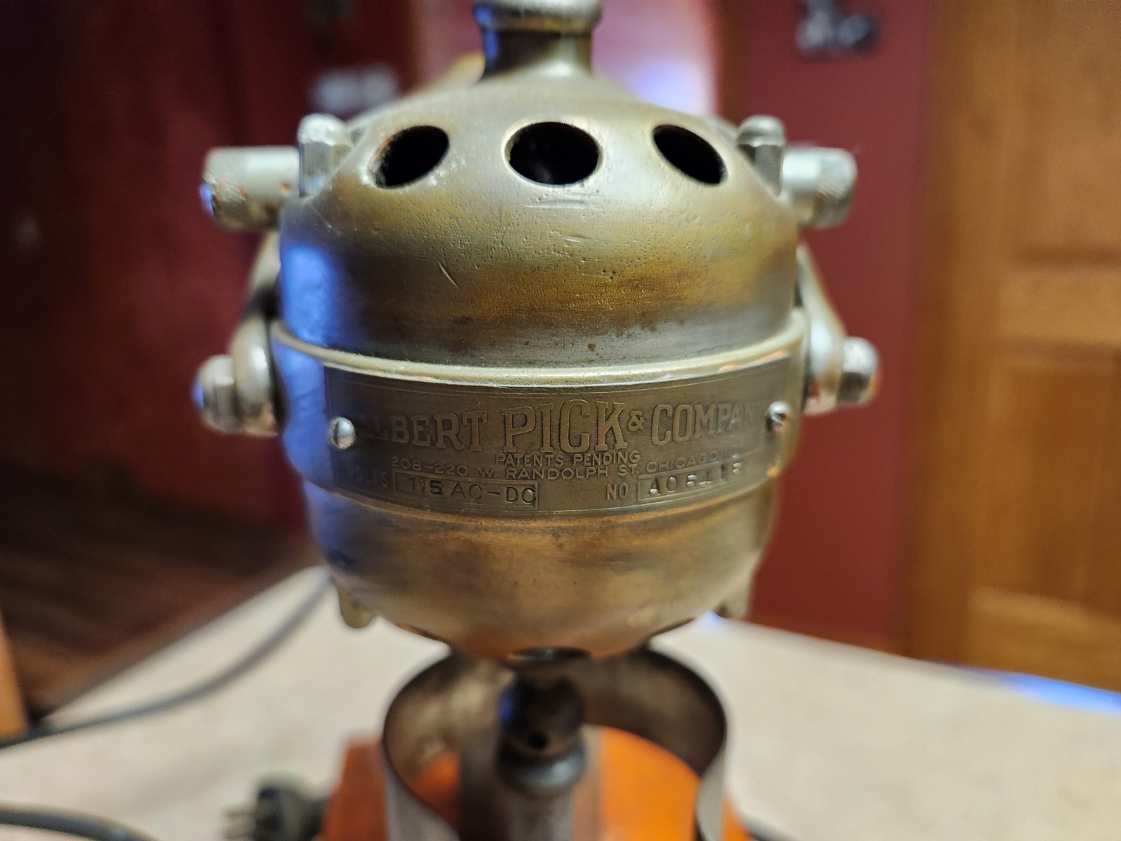 VERY RARE Antique ALBERT PICK & COMPANY BRASS MALT MIXER Soda - Has Power VERY RARE Antique ALBERT PICK & COMPANY BRASS MALT MIXER Soda - Has Power