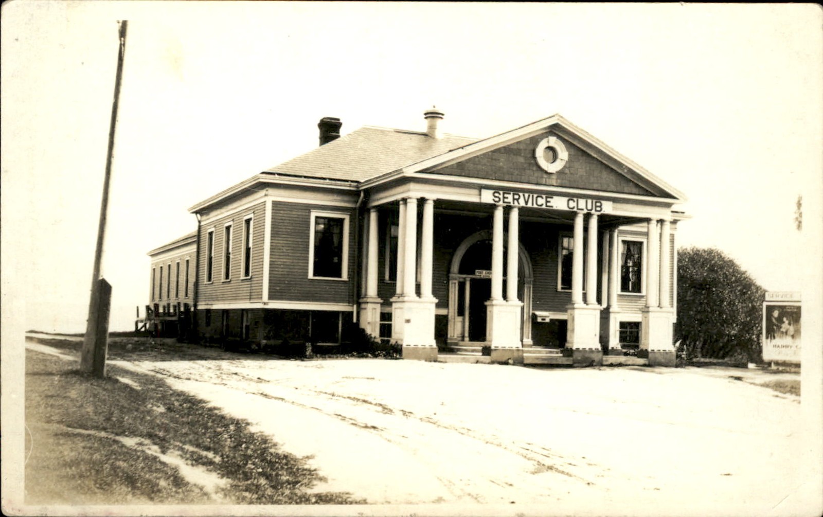 Monterey California CA Service Club c1900s-10s Real Photo Vintage Postcard Monterey California CA Service Club c1900s-10s Real Photo Vintage Postcard