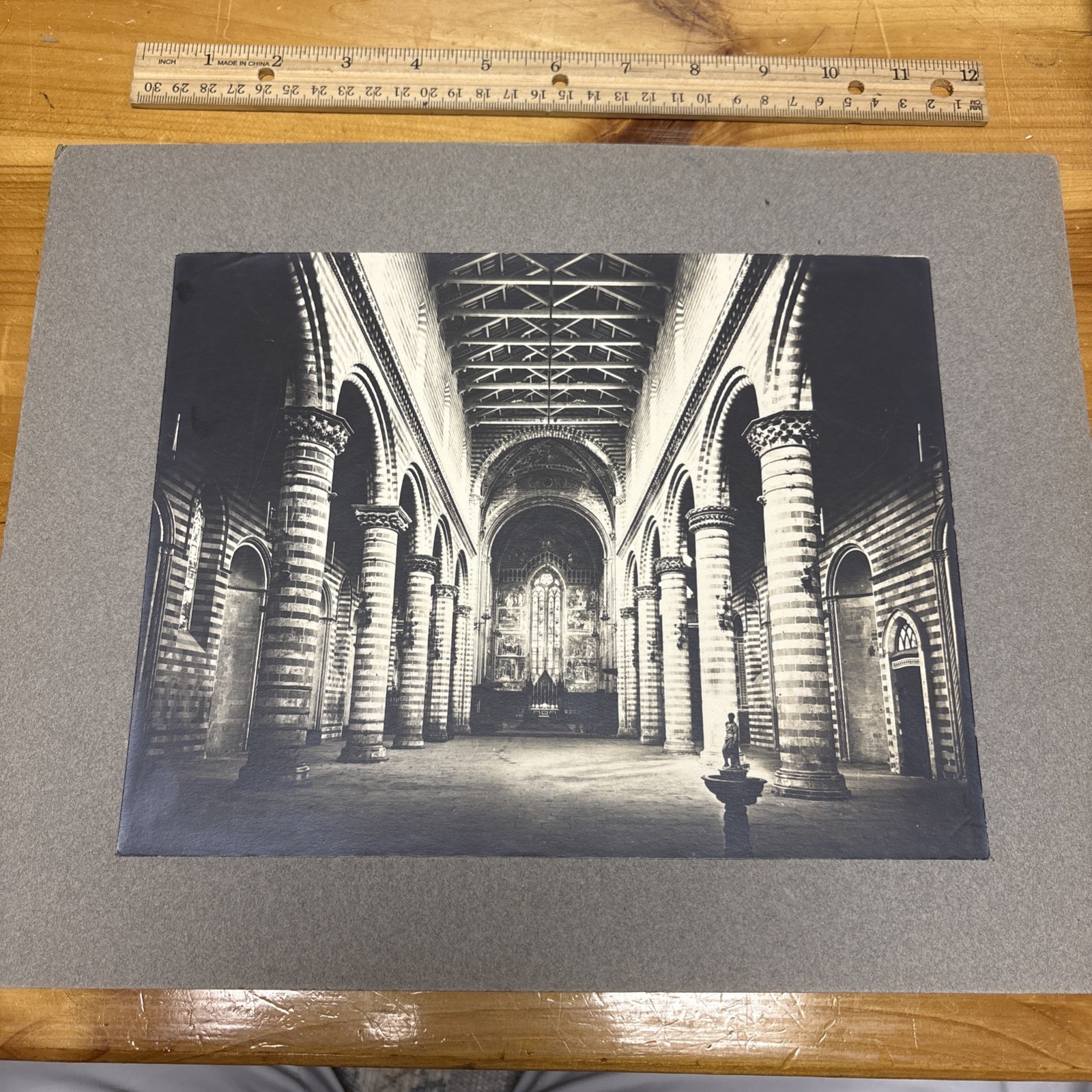 Vintage Italian Architecture Photo: Orvieto Cathedral Nicola di Nuto Nave Vintage Italian Architecture Photo: Orvieto Cathedral Nicola di Nuto Nave
