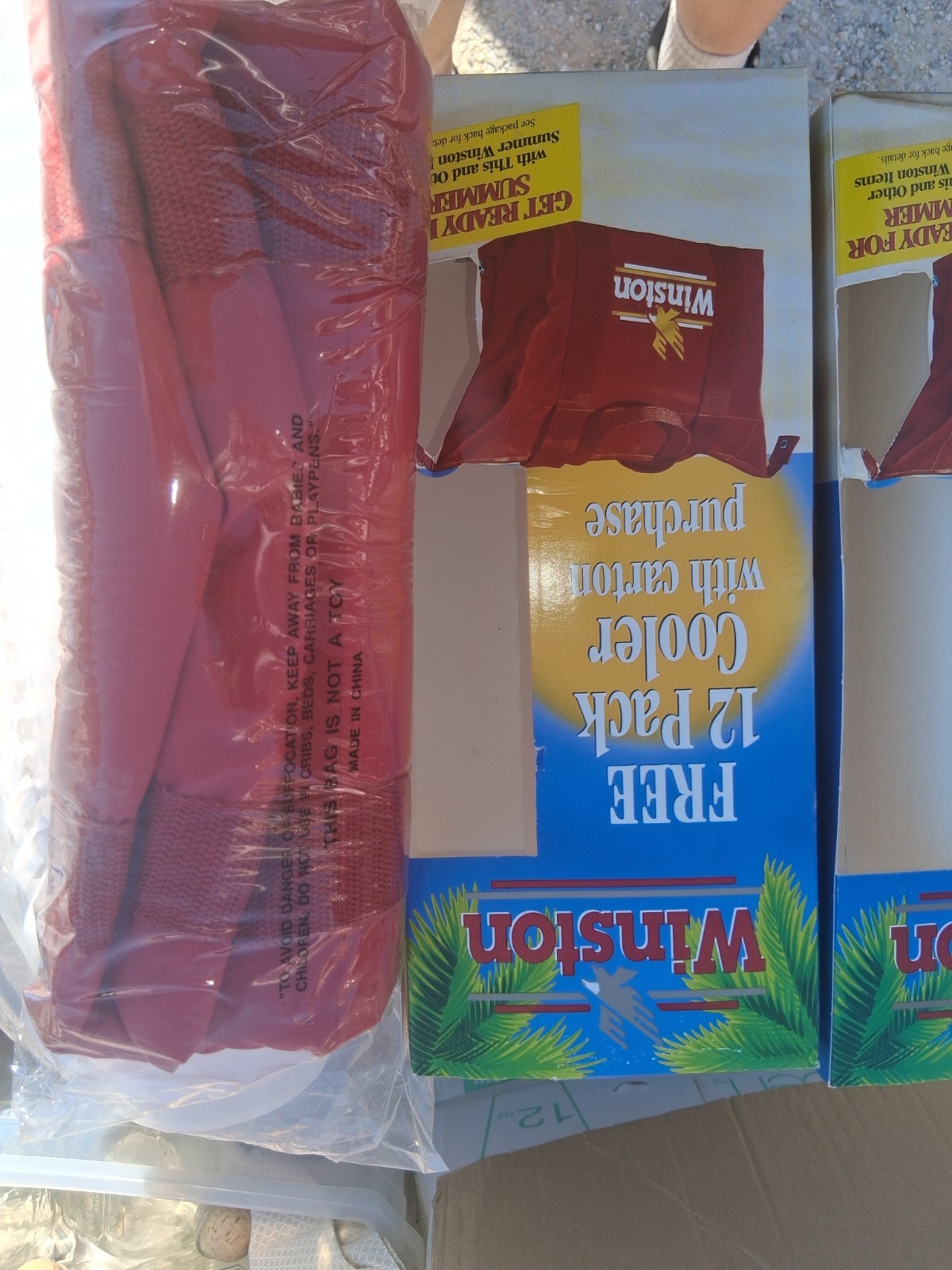 Vintage 1990s Winston Cigarettes 12-Pack Cooler Promo Bag – New & Unopened Vintage 1990s Winston Cigarettes 12-Pack Cooler Promo Bag – New & Unopened