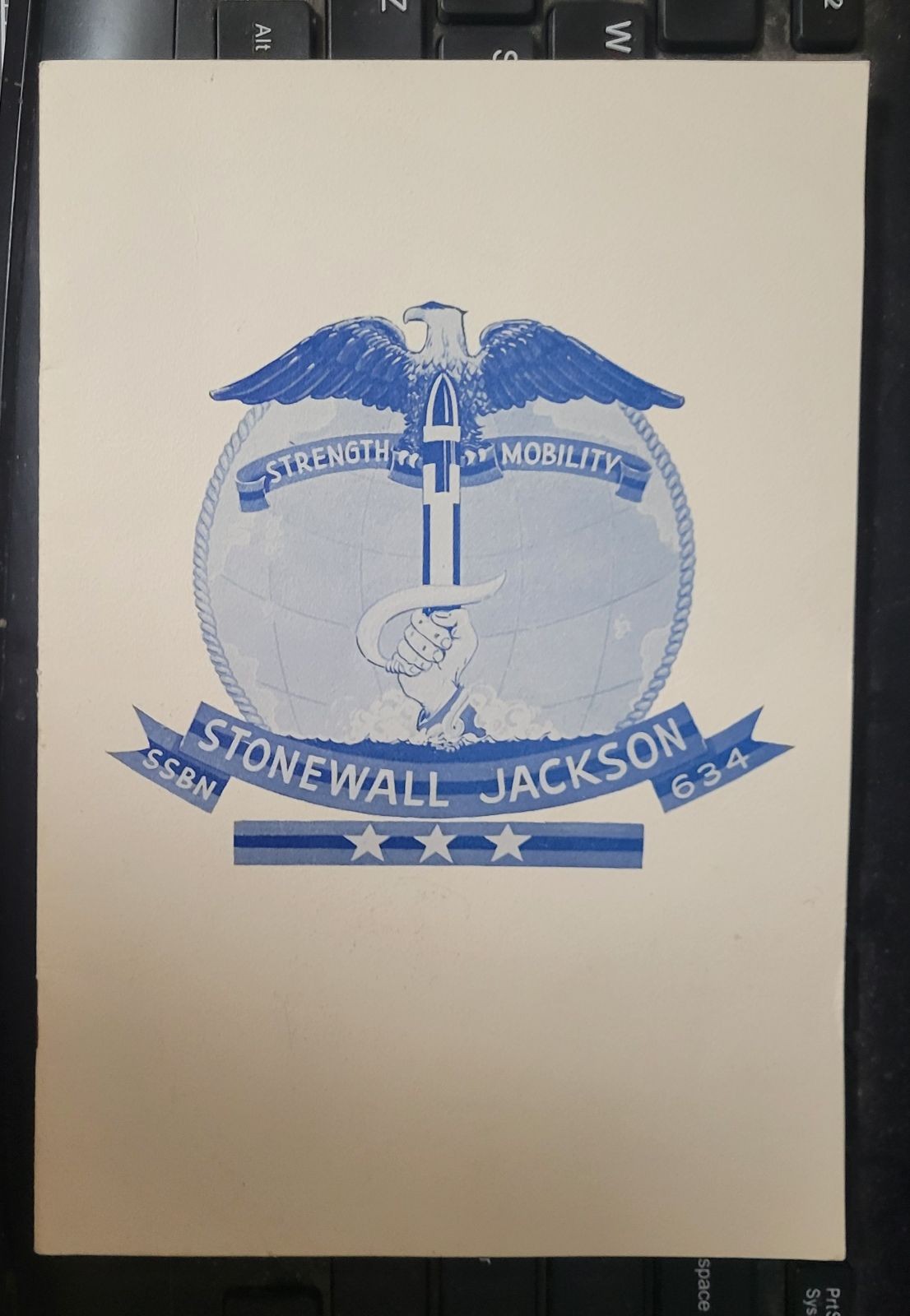 1964 USS Stonewall Jackson SSBN 634 Submarine Commissioning Program 1964 USS Stonewall Jackson SSBN 634 Submarine Commissioning Program