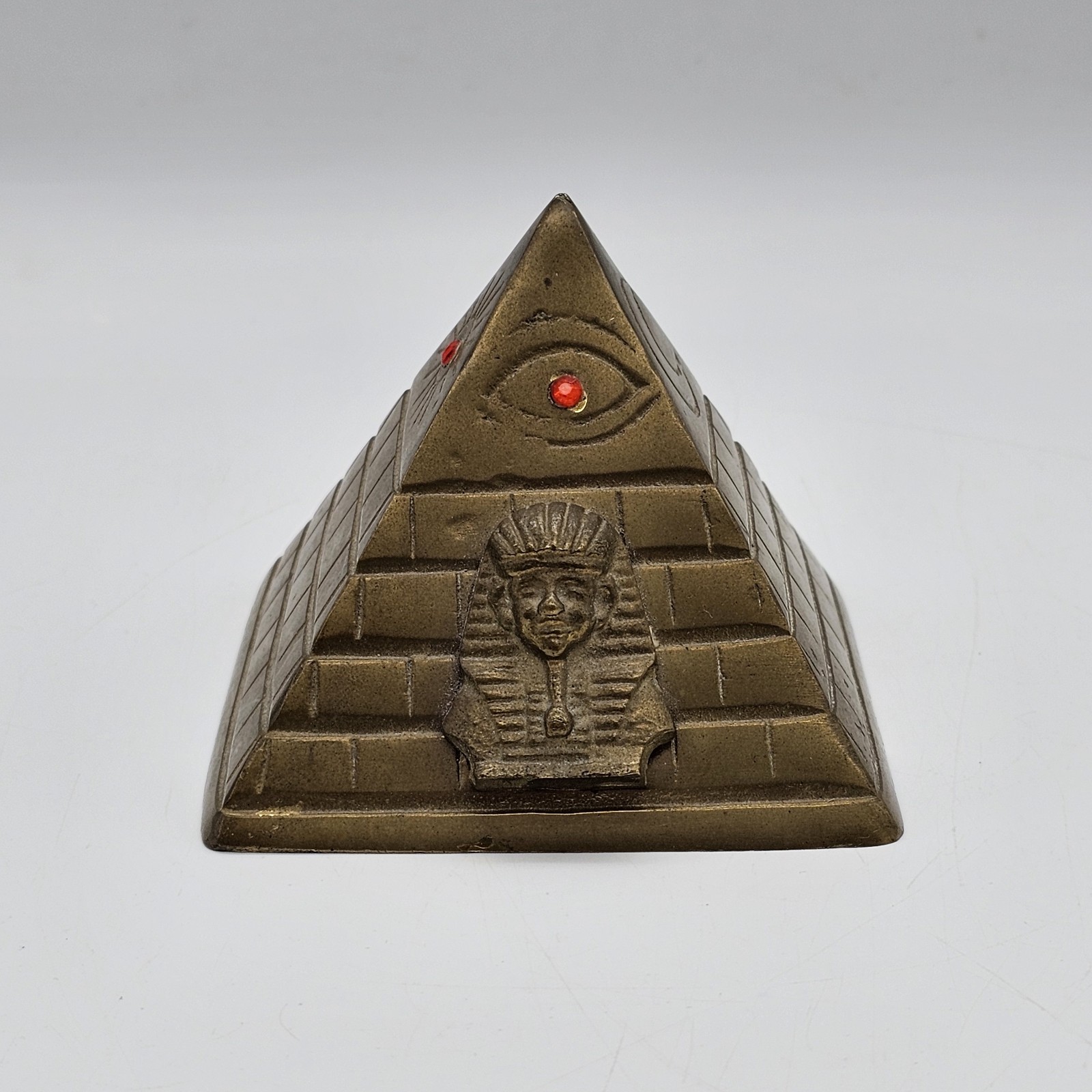 Vintage Brass Egyptian Pyramid Vintage Brass Egyptian Pyramid