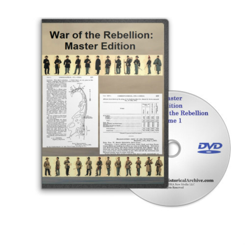 War of the Rebellion Official Records Civil War 2 DVDs All 128 Volumes - C697-98 War of the Rebellion Official Records Civil War 2 DVDs All 128 Volumes - C697-98