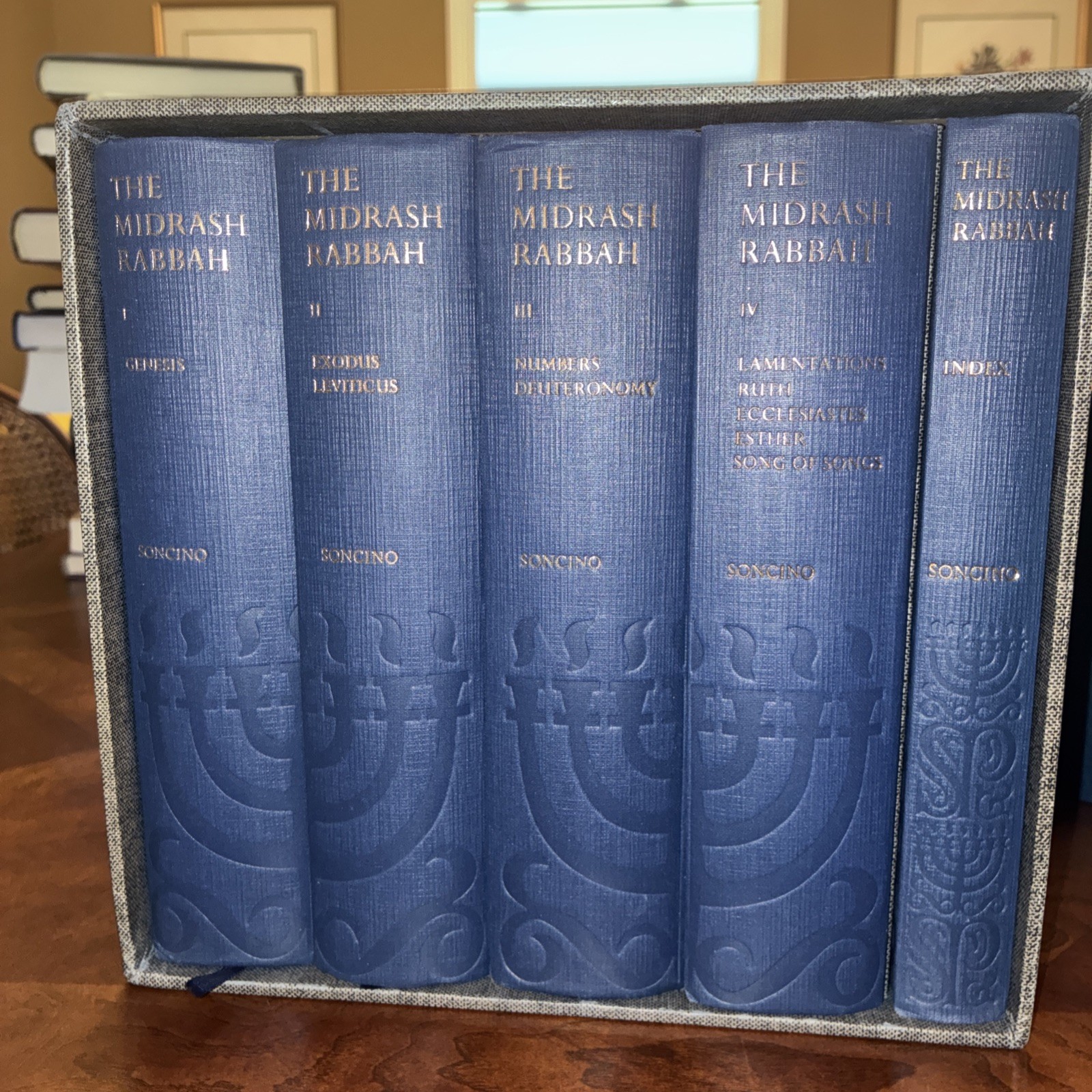 Midrash Rabbah In English Soncino Press Compact edition 10 Volumes in 5 Books Midrash Rabbah In English Soncino Press Compact edition 10 Volumes in 5 Books