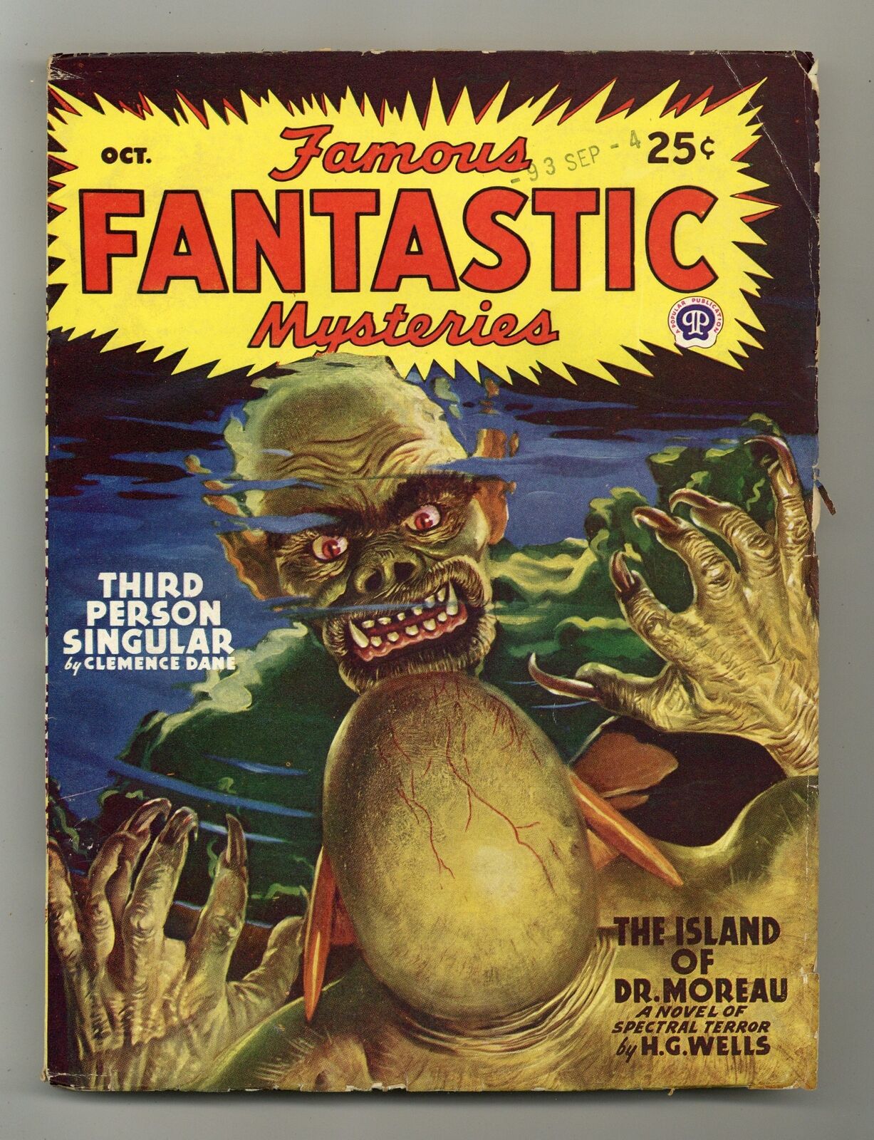 Famous Fantastic Mysteries Pulp Oct 1946 Vol. 8 #1 VG/FN 5.0