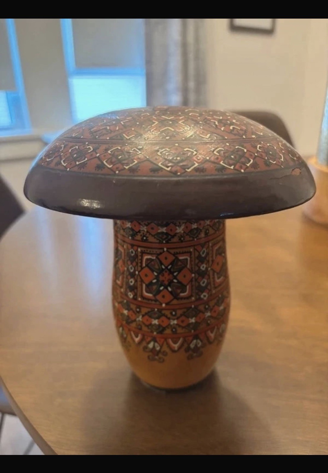Vintage Ukrainian Hutsul Mushroom Vintage Ukrainian Hutsul Mushroom